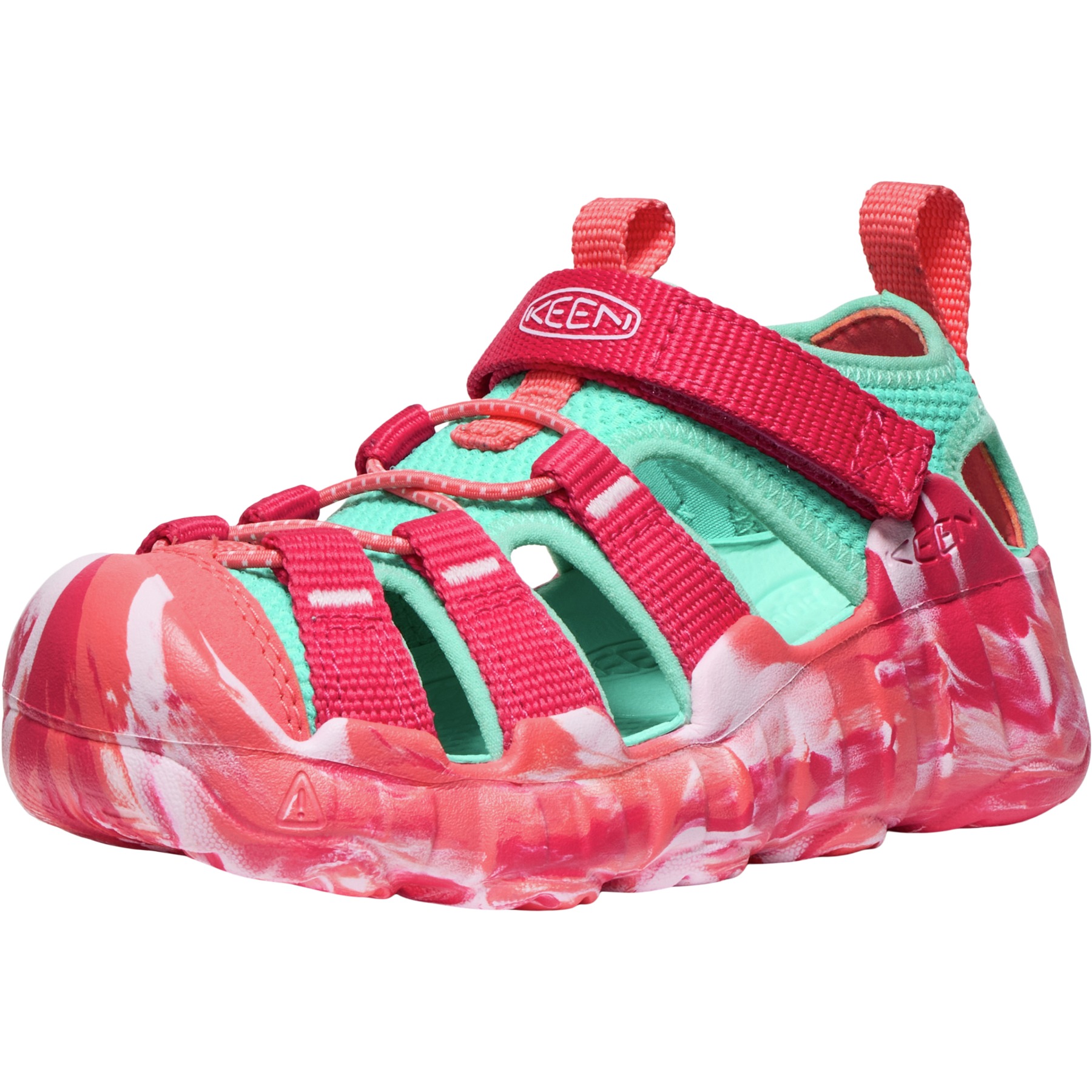 Produktbild von KEEN Hyperport H2 Sandalen Kinder - Raspberry/Pool Blue