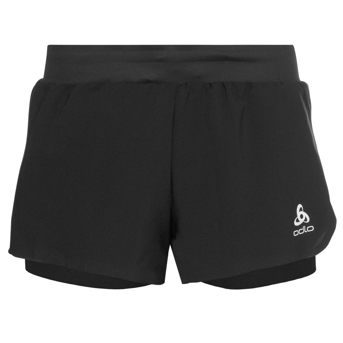Produktbild von Odlo Zeroweight 3 Inch 2-in-1 Shorts Damen - schwarz