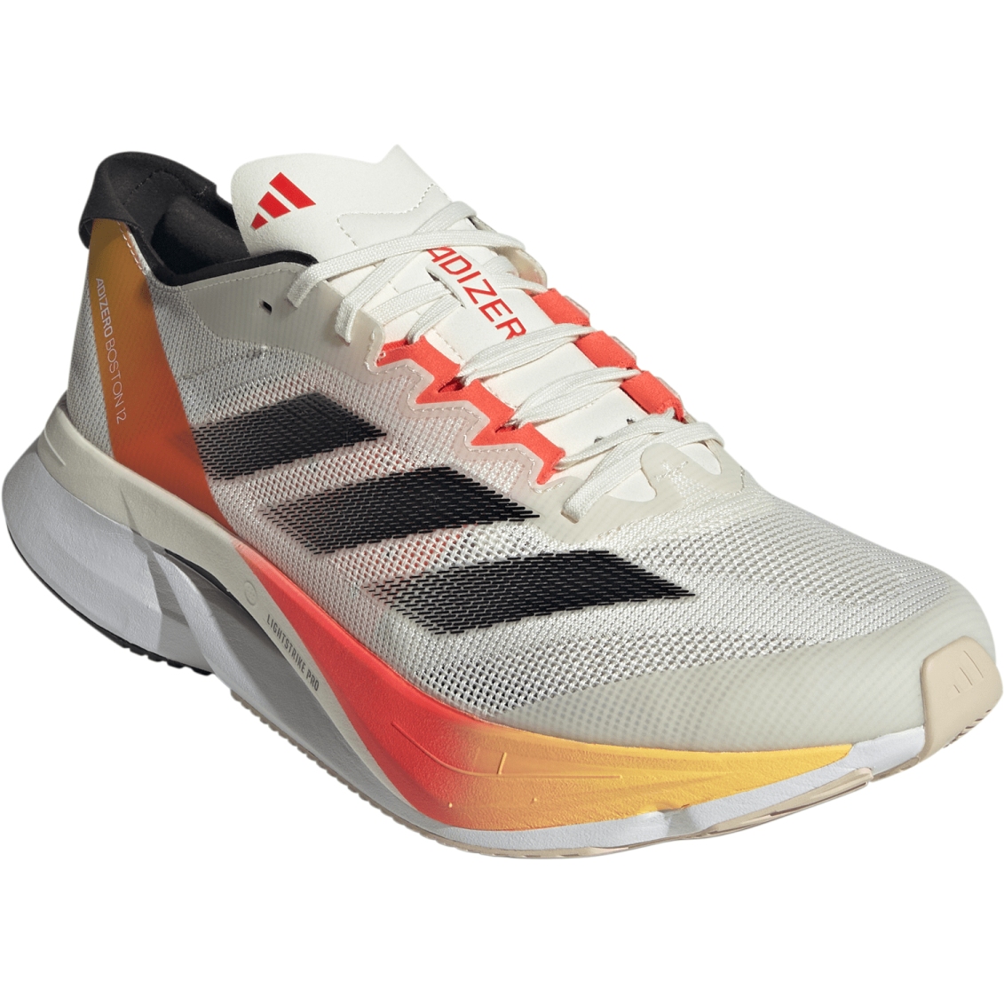 Picture of adidas Adizero Boston 12 Running Shoes Men - ivory/core black/solar red IG3320