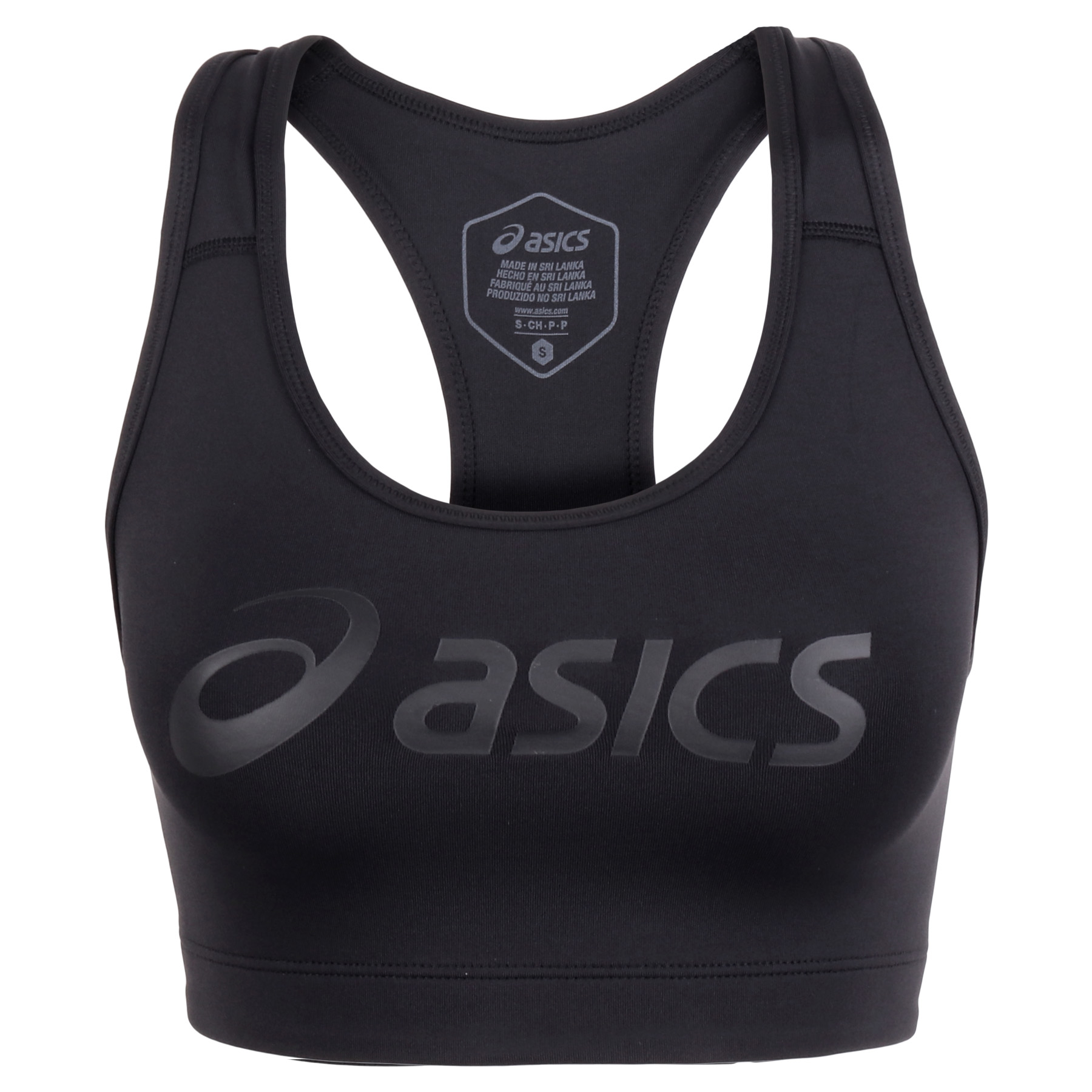Bild von asics Core Logo Sport-BH mit mittlerem Halt Damen - performance black/performance black