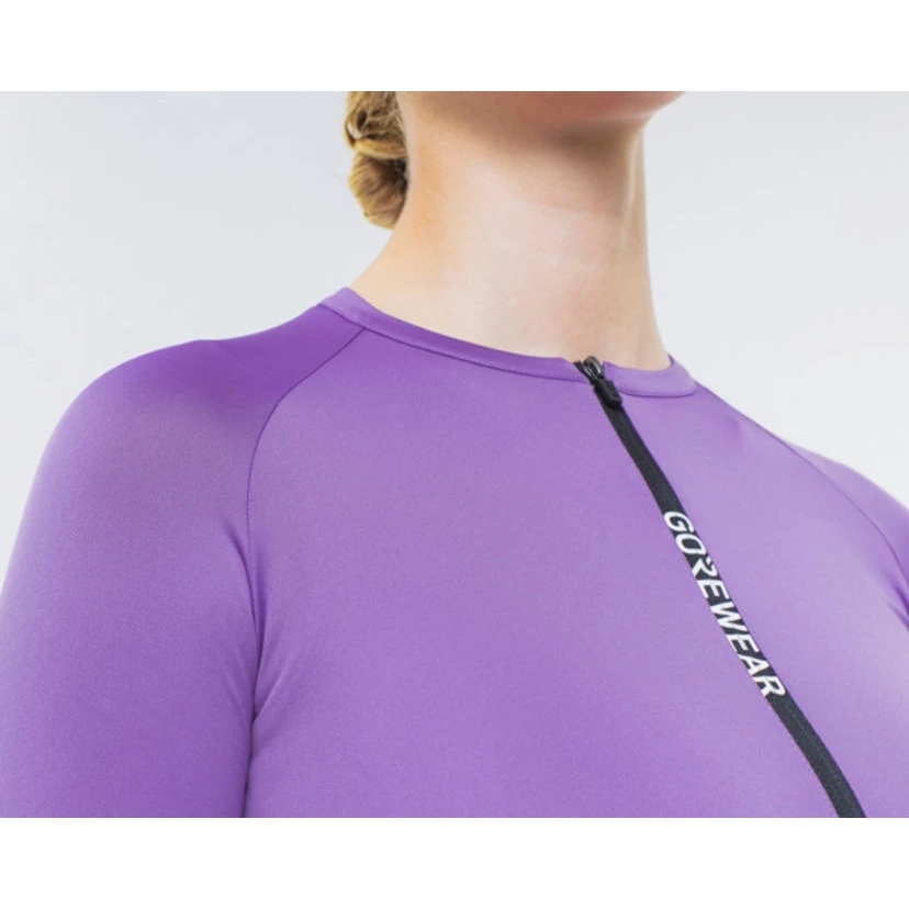トップス GIBOUSJERSEY SCORPION BLACK PURPLE PANTS GOREWEAR Spinshift Long Sleeve Jersey Women - black 9900