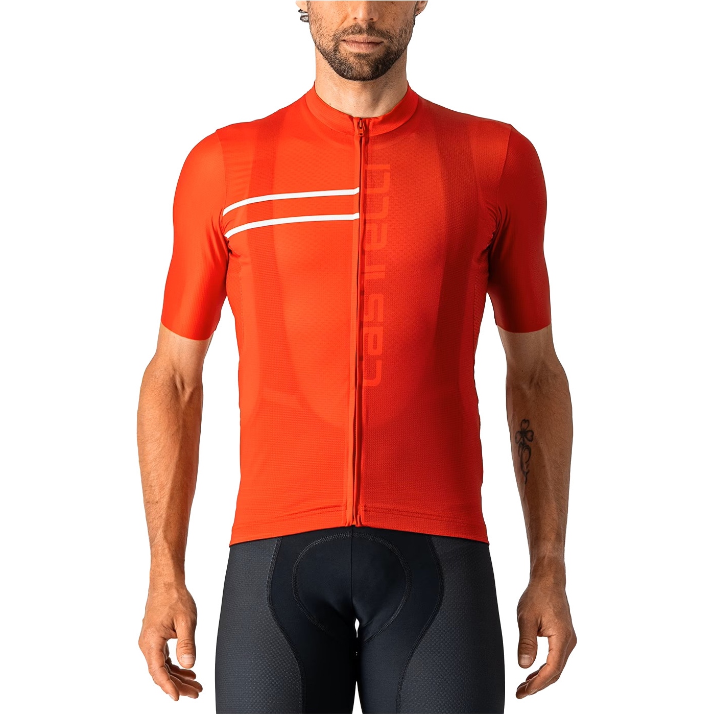 Picture of Castelli Scorpione 4 Jersey - red/rich red-white 023