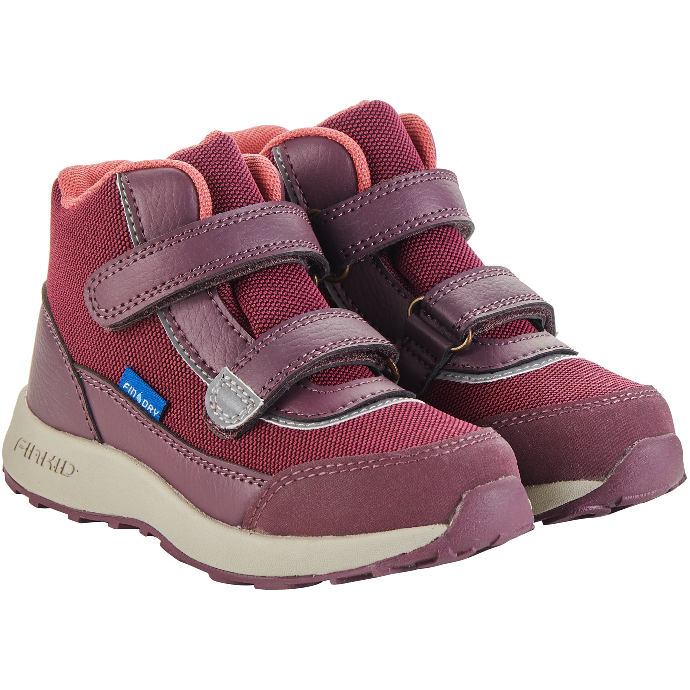 Picture of Finkid KULKU Kids Outdoor Shoes - beet red/eggplant