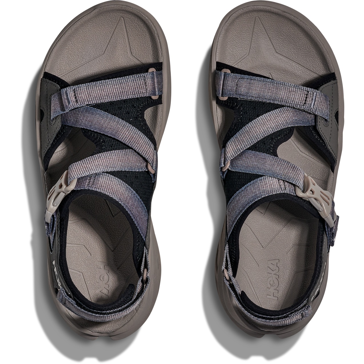 Hoka Infini Hike TC Sandals Men - black / cement | BIKE24