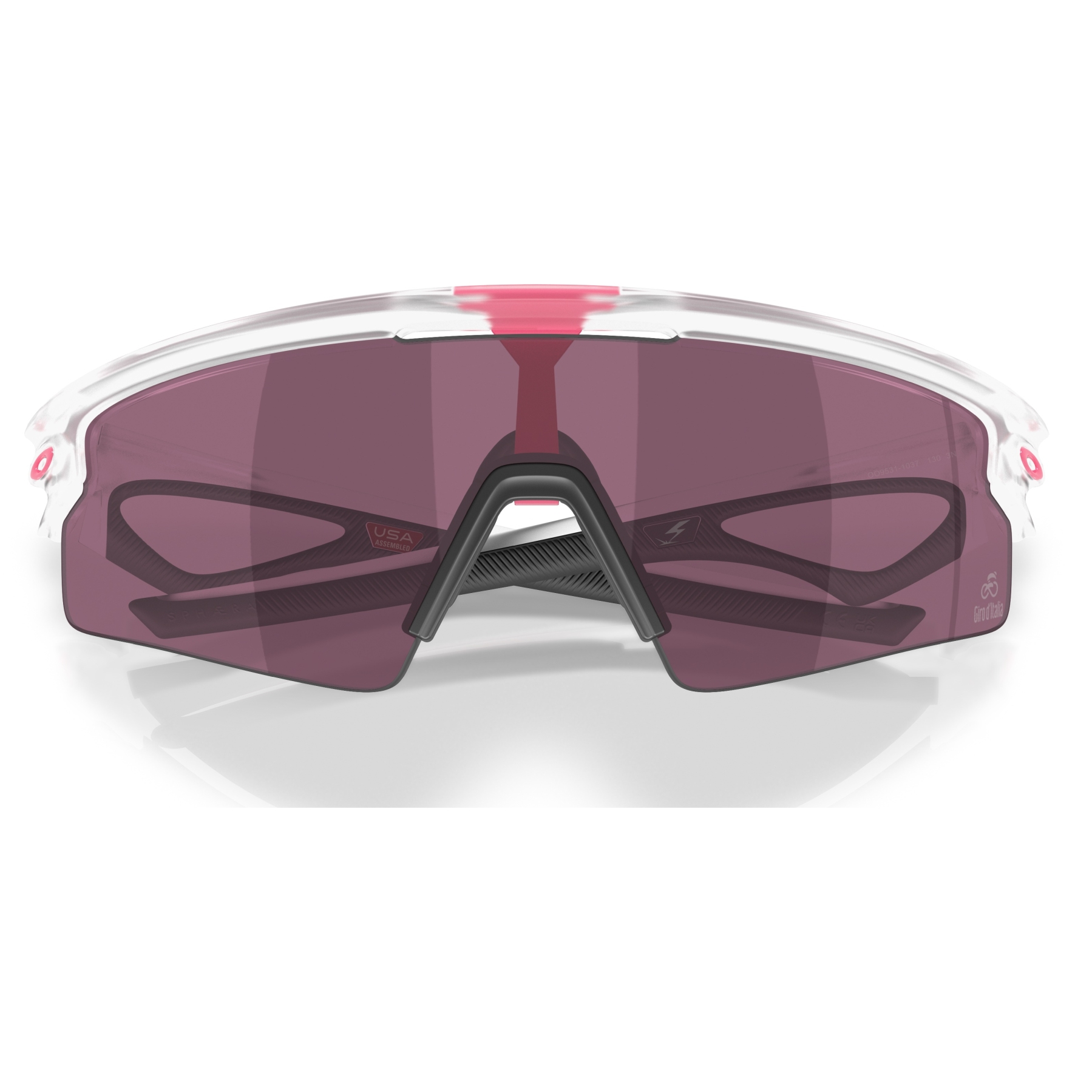 Oakley Sphaera Strike Glasses - Gdi Matte Clear/Prizm Road Black
