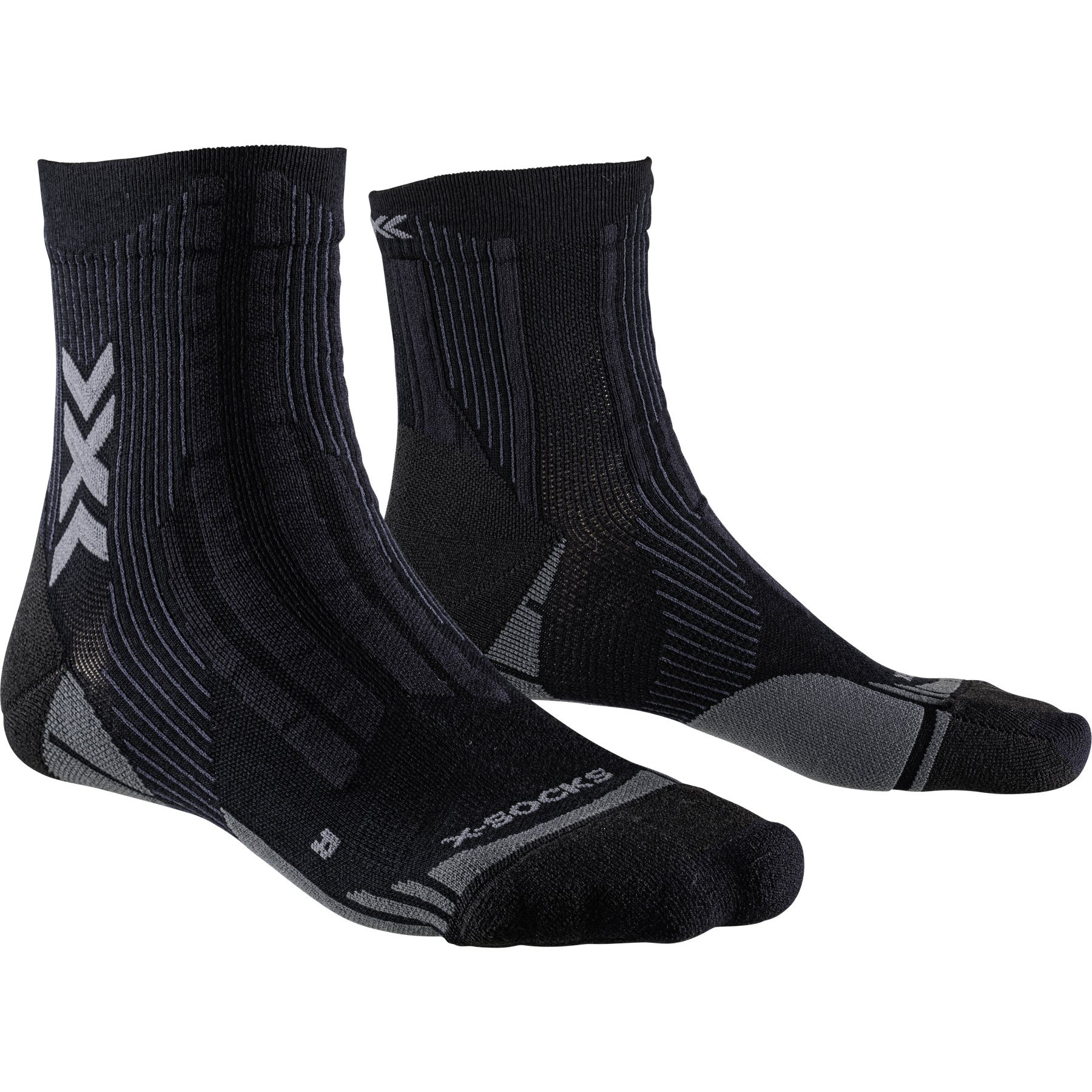 Picture of X-Socks Hike Perform Natural Ankle Socks - black/charcoal