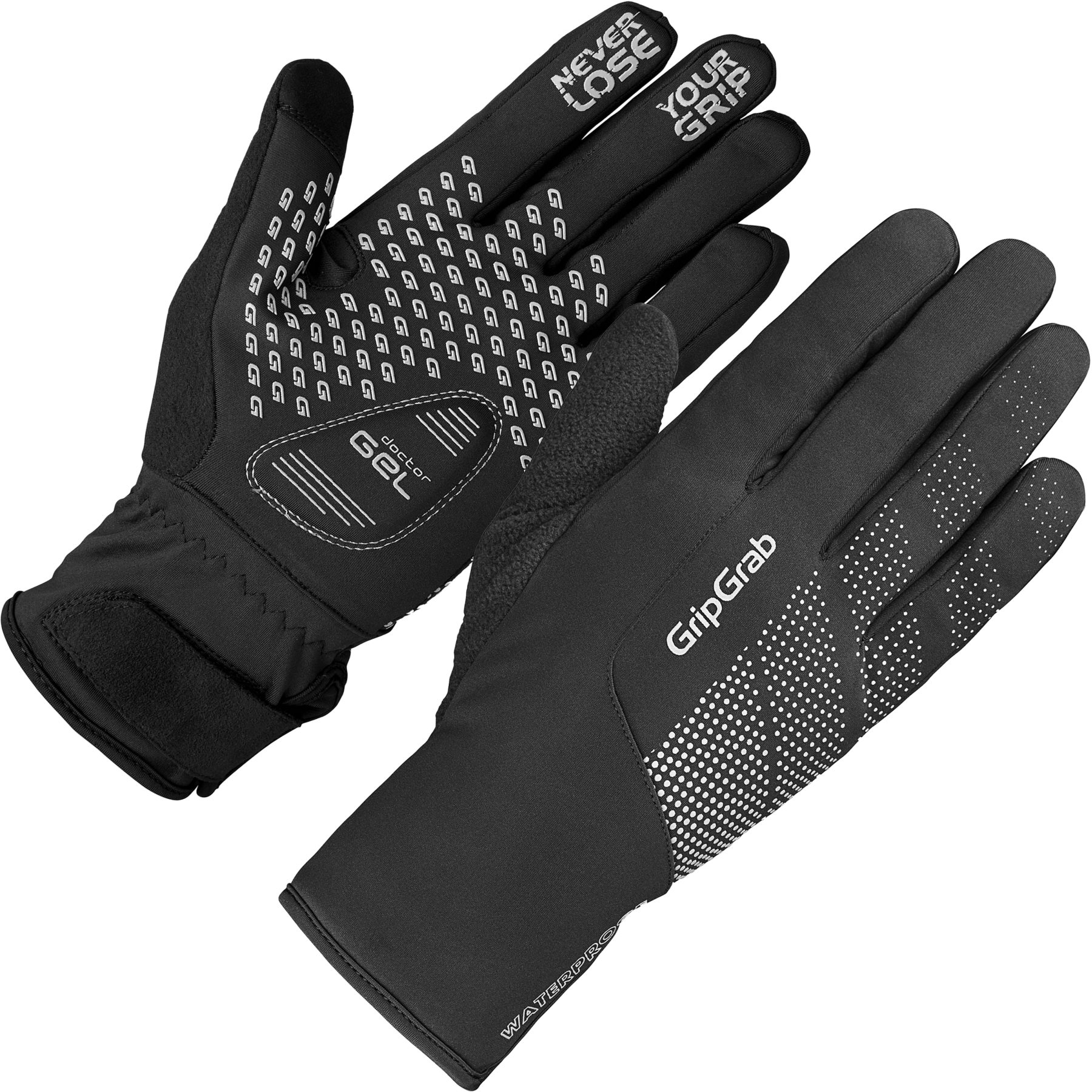 Picture of GripGrab Ride Waterproof Winter Gloves - Black