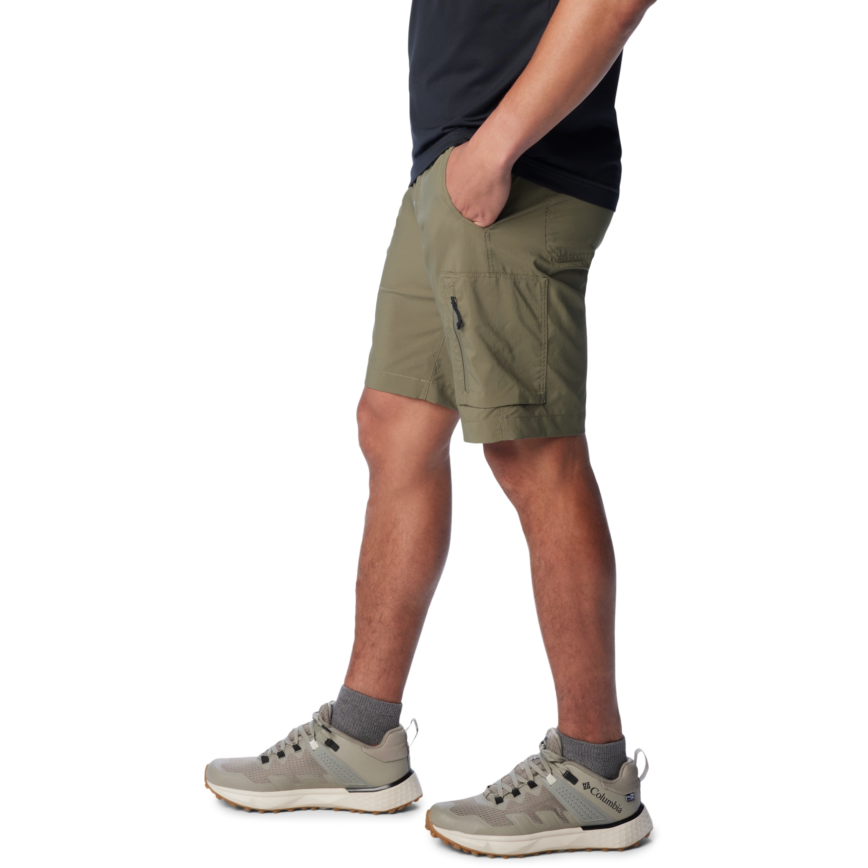 Short Columbia Homme - Taille 40 - Beige - Cargo Chino - Plat Devant - état Parfait