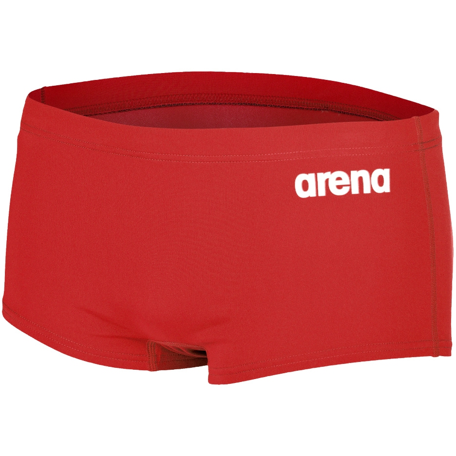 Picture of arena Team Solid Low-Waist Swim Shorts Men - Red/White