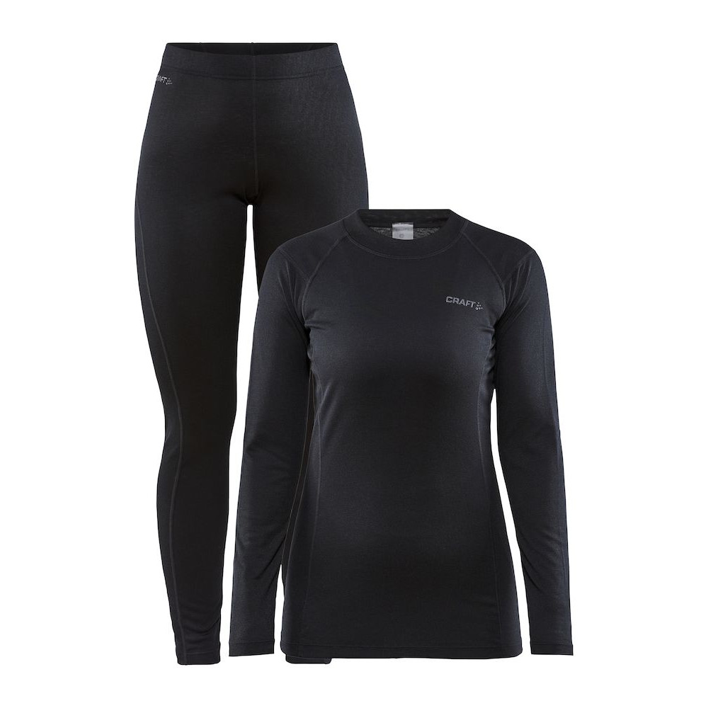Picture of CRAFT Core Warm Women&#039;s Baselayer Set - Black