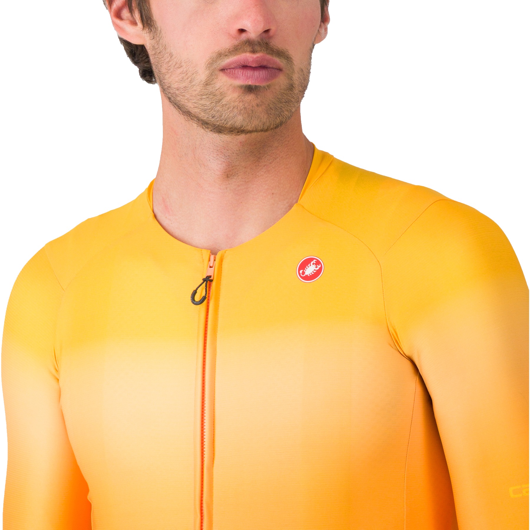 Castelli UPF Long Sleeve Jersey Men - vivid orange 863 | BIKE24