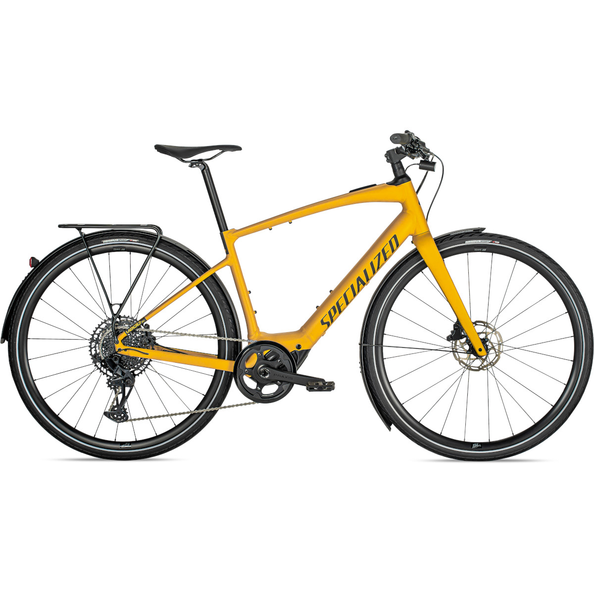 Productfoto van Specialized TURBO VADO 5.0 SL EQ - SRAM - Men&#039;s City E-Bike - 2024 - brassy yellow / black reflective
