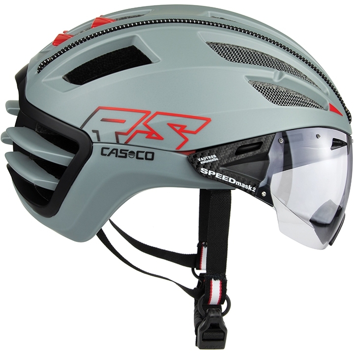 Image of Casco SPEEDairo2 RS Vautron Visier Bike Helmet - Infrared