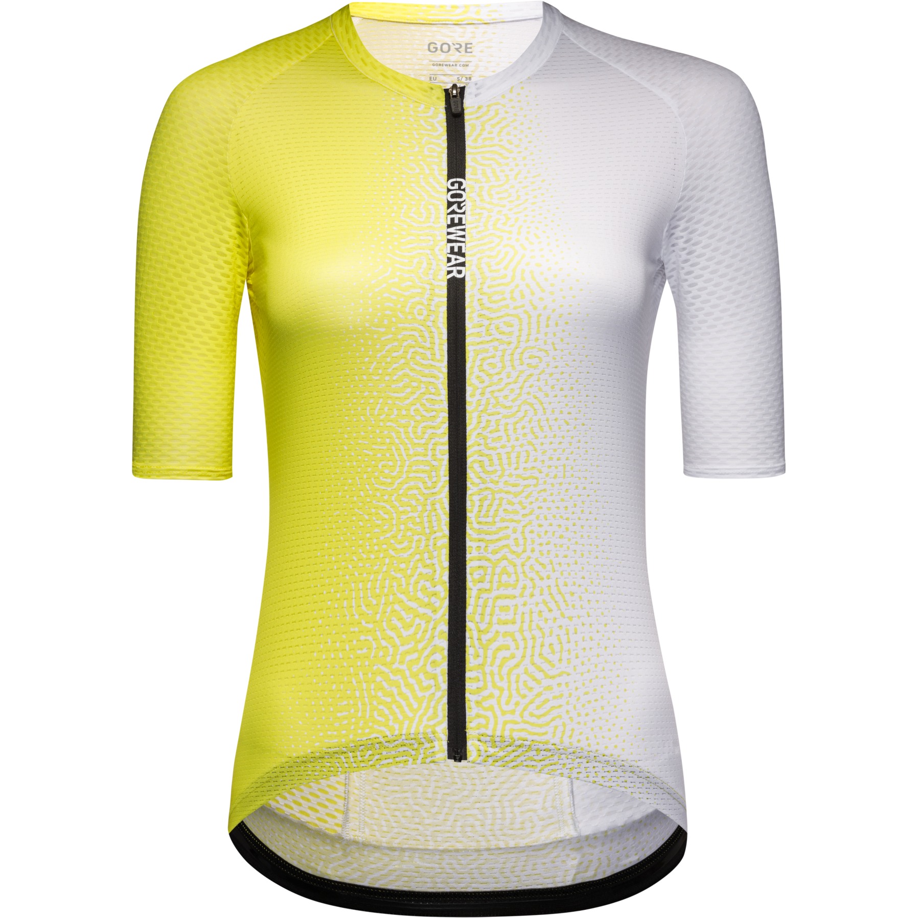 Picture of GOREWEAR Spinshift Breathe Short Sleeve Jersey Women - washed neon yellow / white BP01