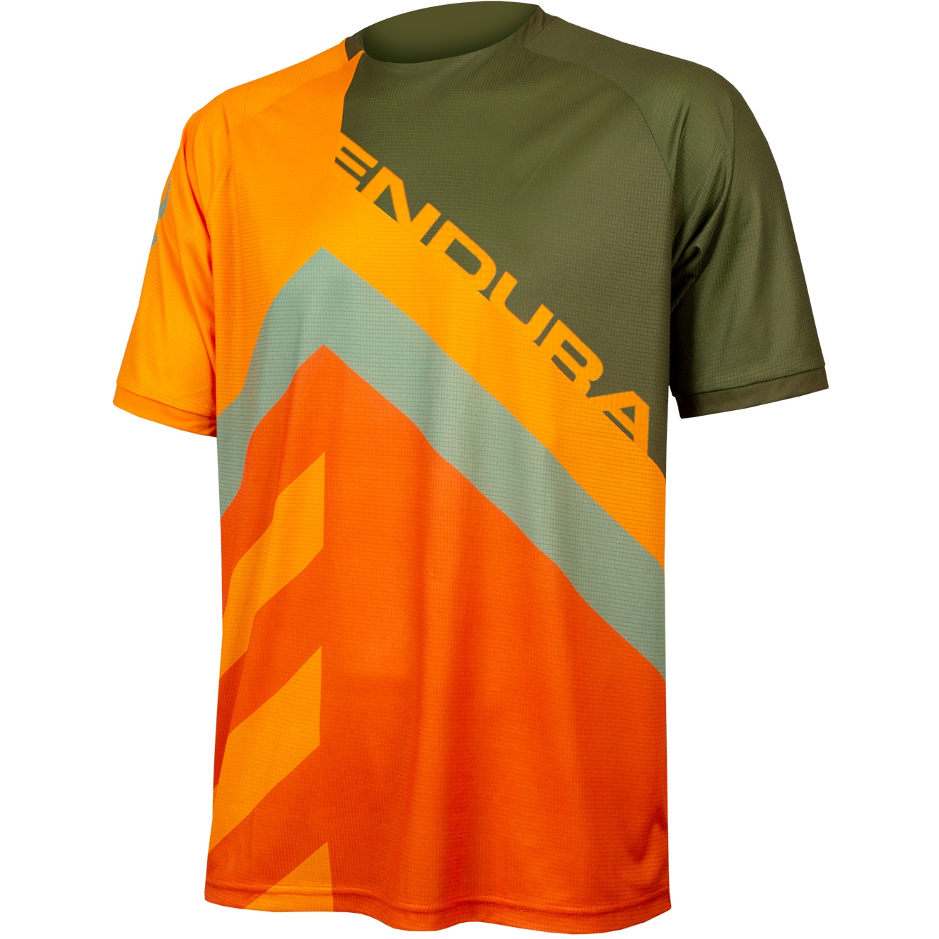 Productfoto van Endura SingleTrack Print LTD T-Shirt Heren - olive green
