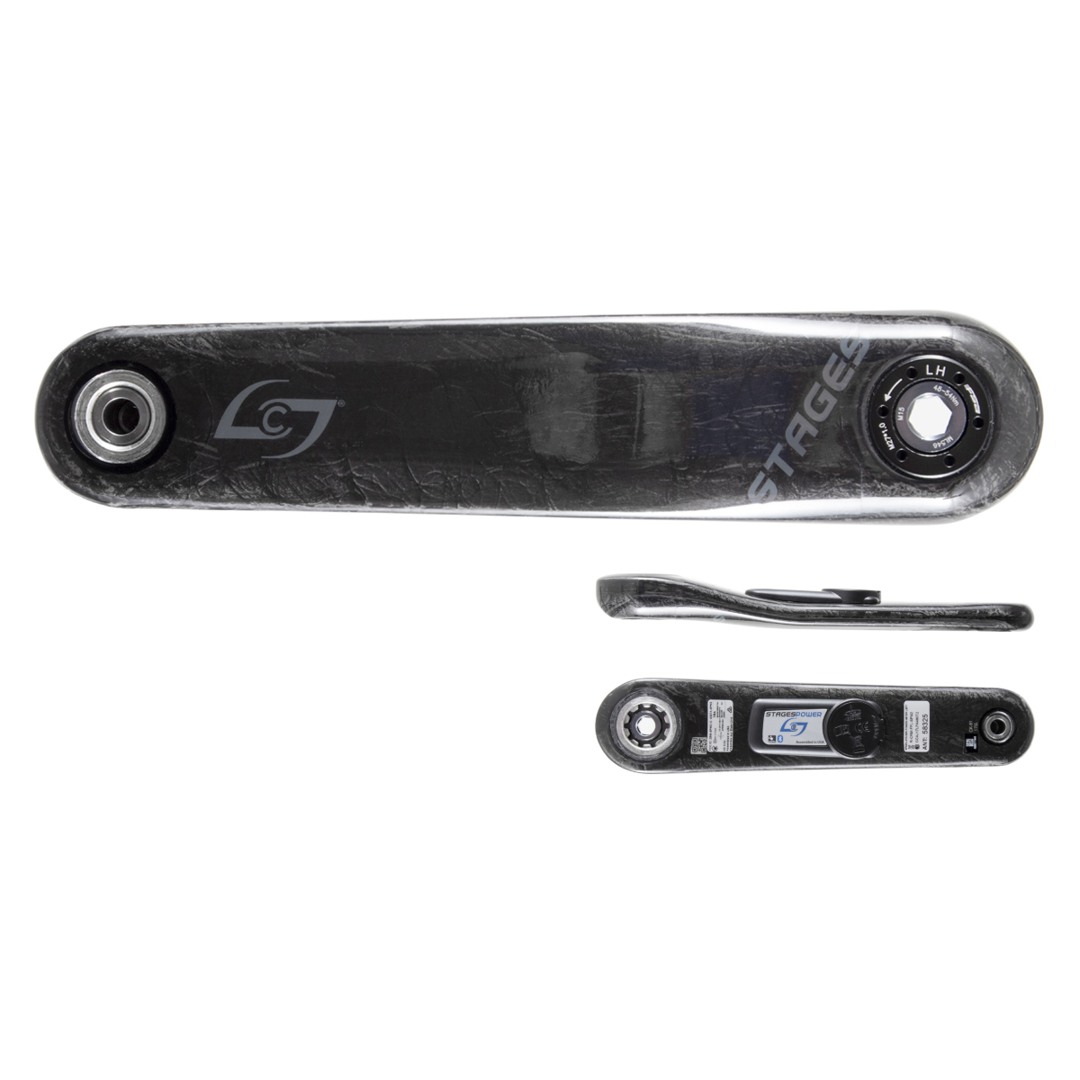 Picture of Stages Cycling Power L Powermeter | Carbon Crank Arm - for SRAM GXP (Road)