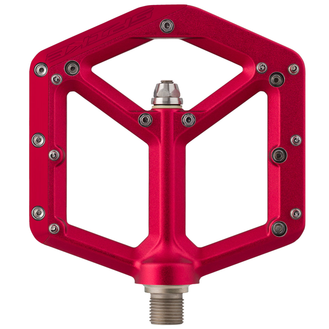 Image of Spank Spike Reboot - MTB Flat Pedal - red