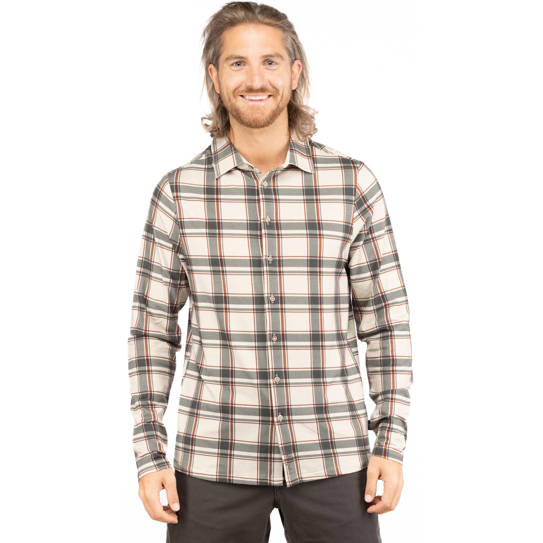 Мужская рубашка с длинным рукавом Chillaz Sebastian 2.0 - песочный