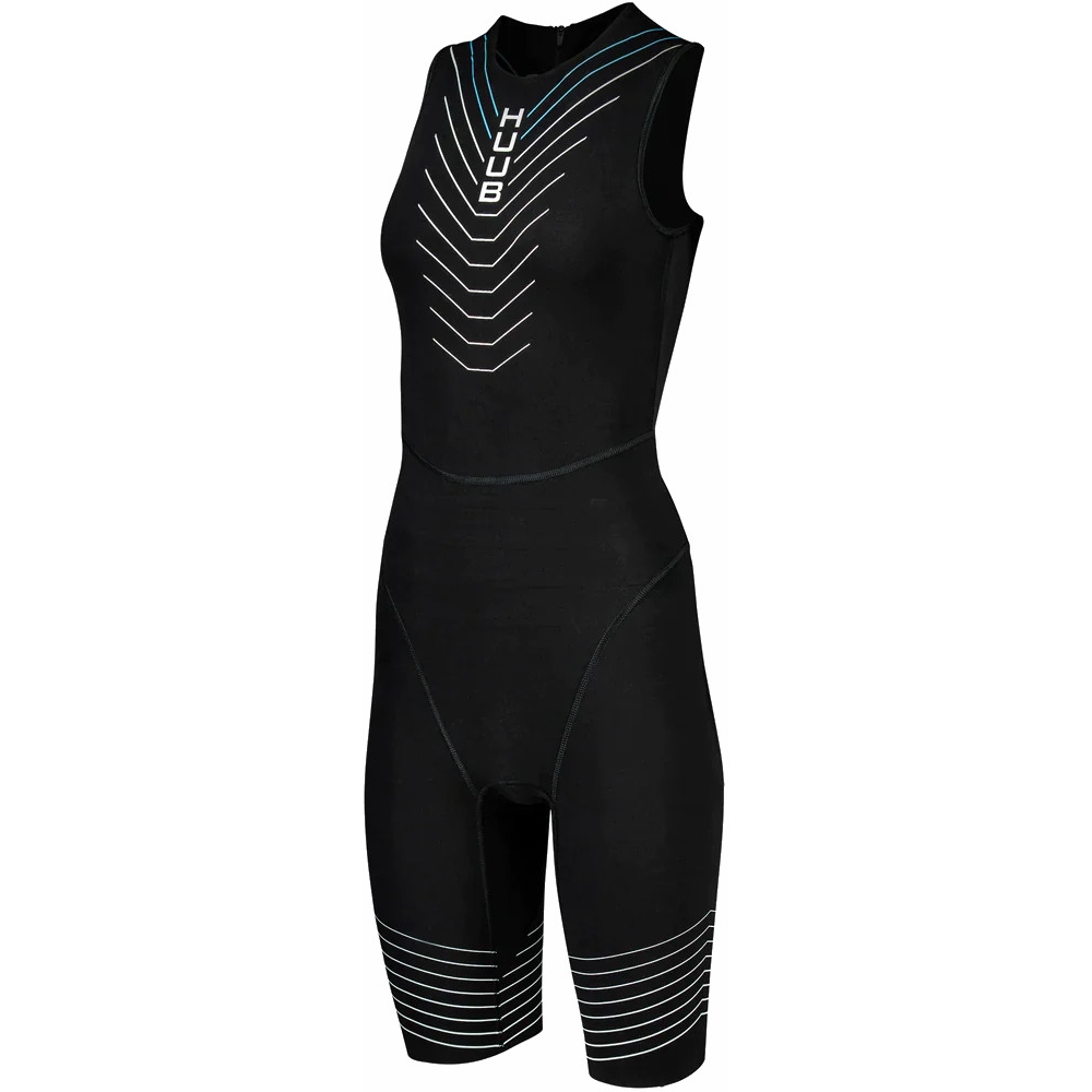 Foto de HUUB Design Tritraje Mujer - Pinnacle - negro/azul/plata