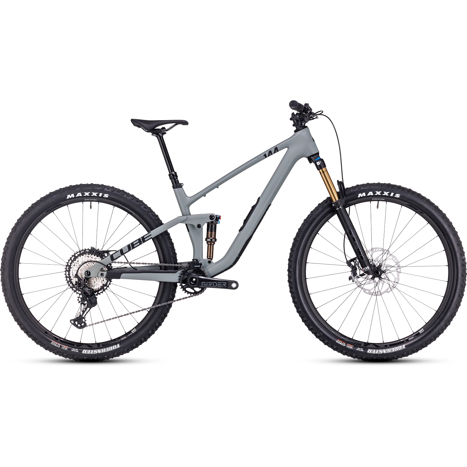 Productfoto van CUBE STEREO ONE44 C:62 Race - 29&quot; Carbon Mountainbike - 2023 - swampgrey / black