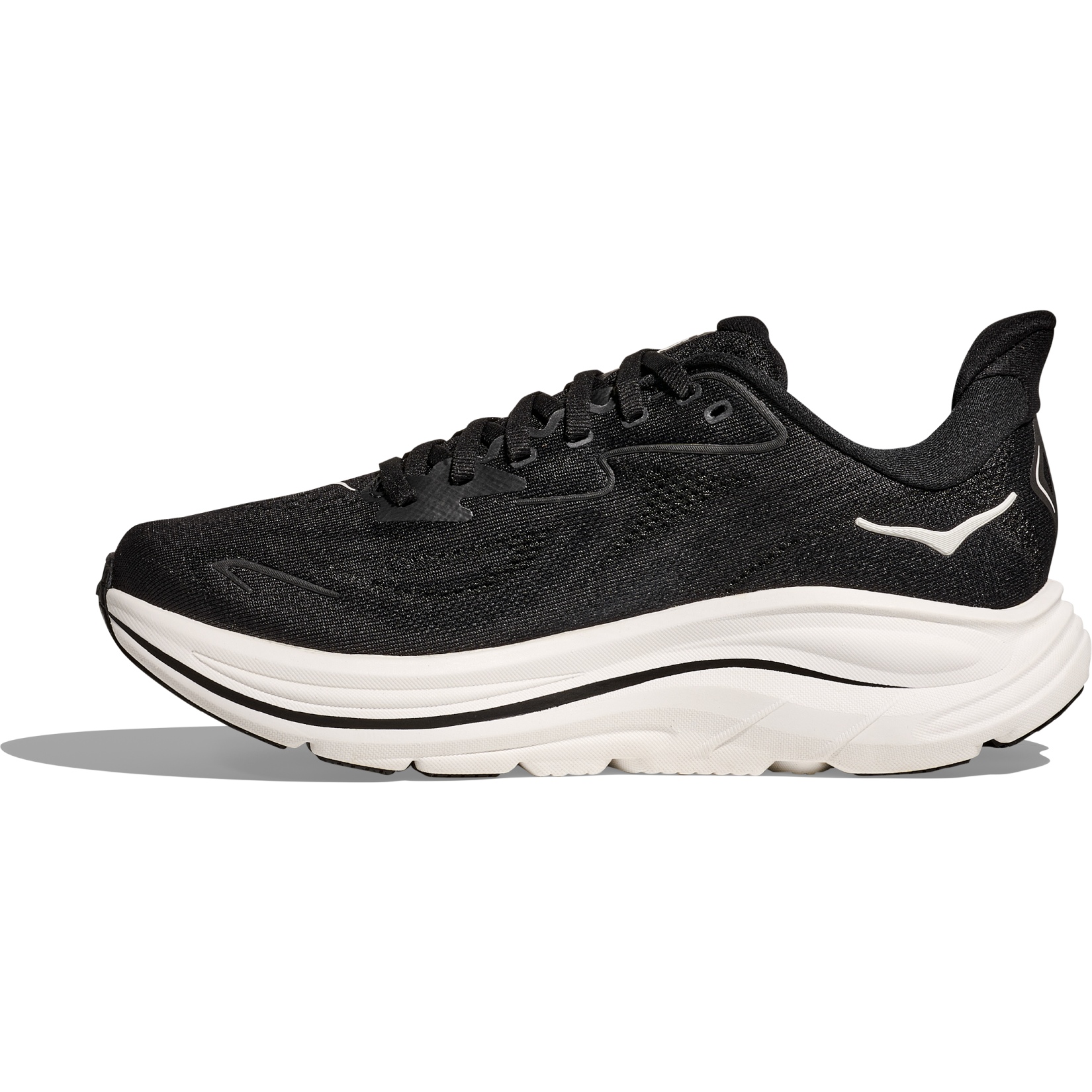 Hoka Clifton 10 Running Shoes Men - black / white | BIKE24