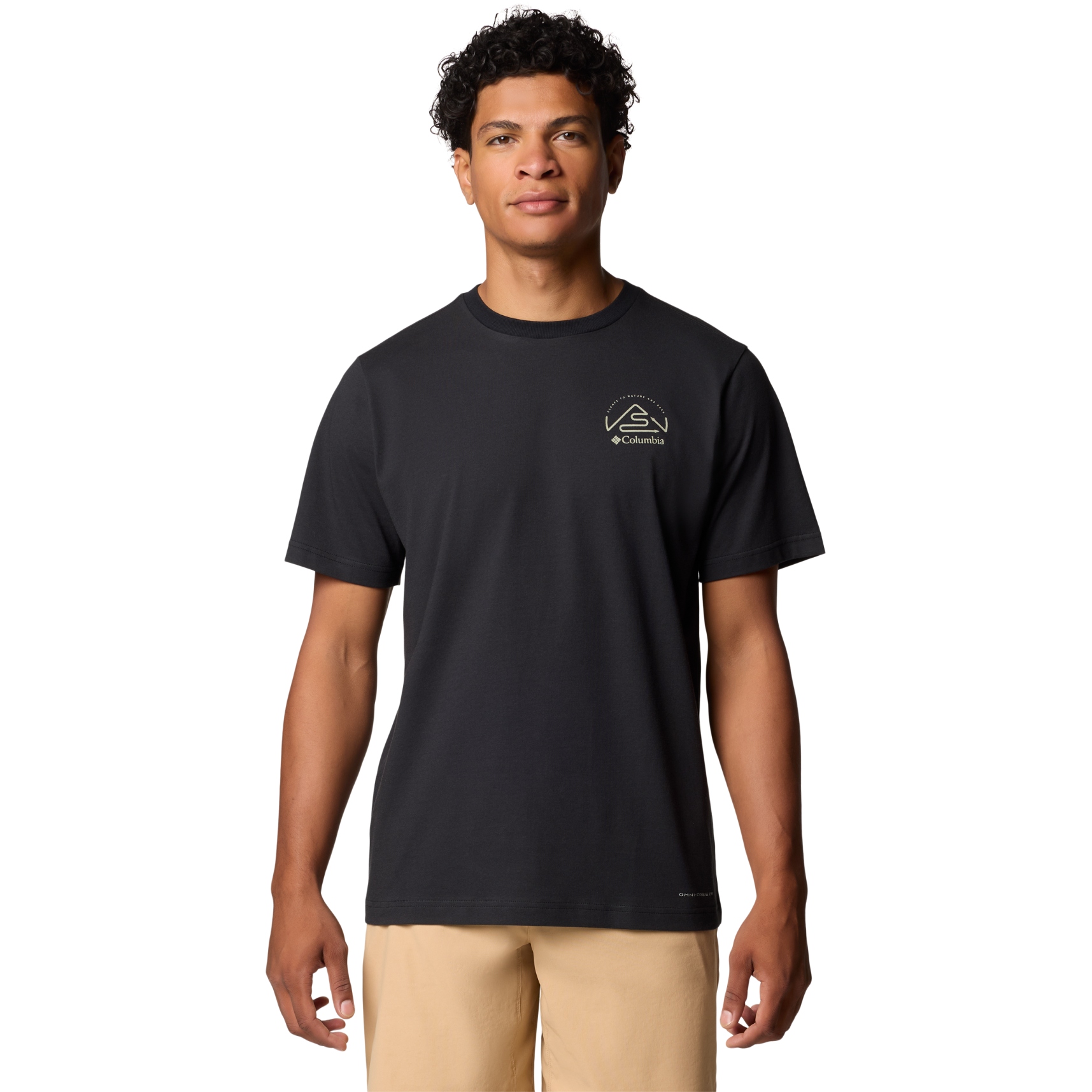 Produktbild von Columbia Tunnel Valley Graphic T-Shirt Herren - Black/Naturally Inclined