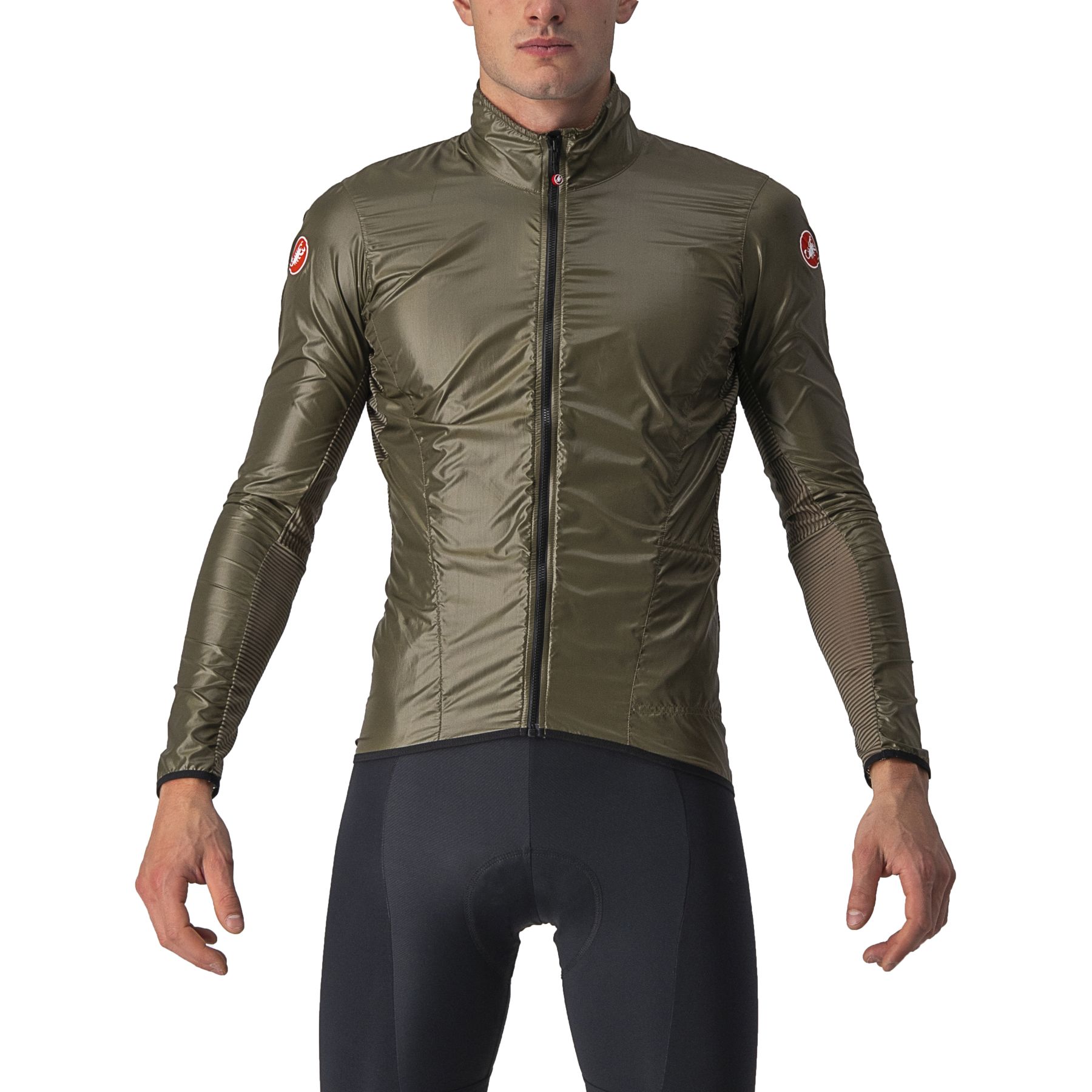 Productfoto van Castelli Aria Shell Jas Heren - moss brown 232