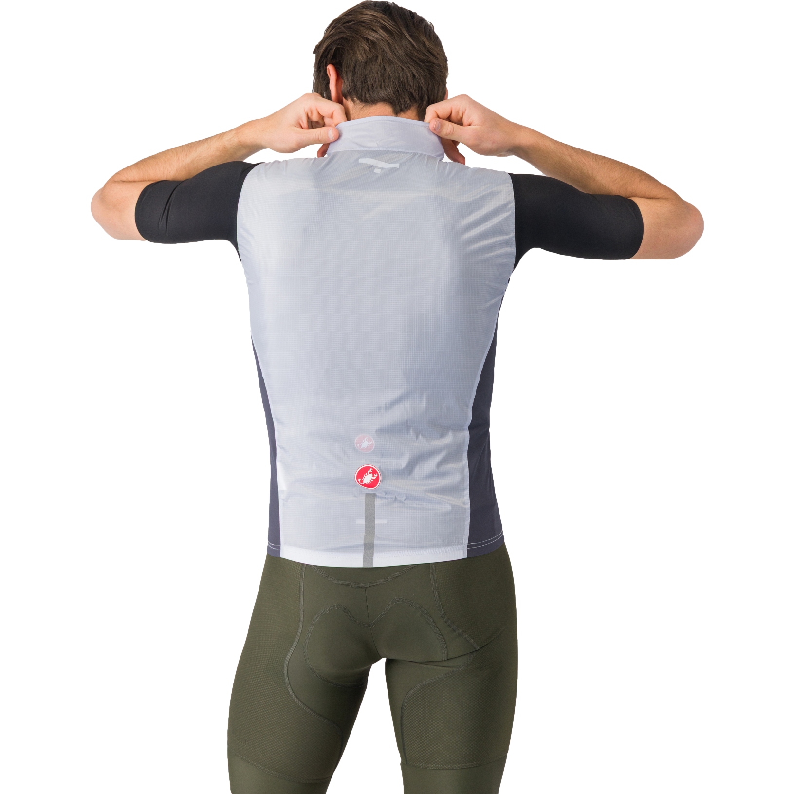 Castelli Squadra Stretch Vest Men - silver grey/dark grey | BIKE24