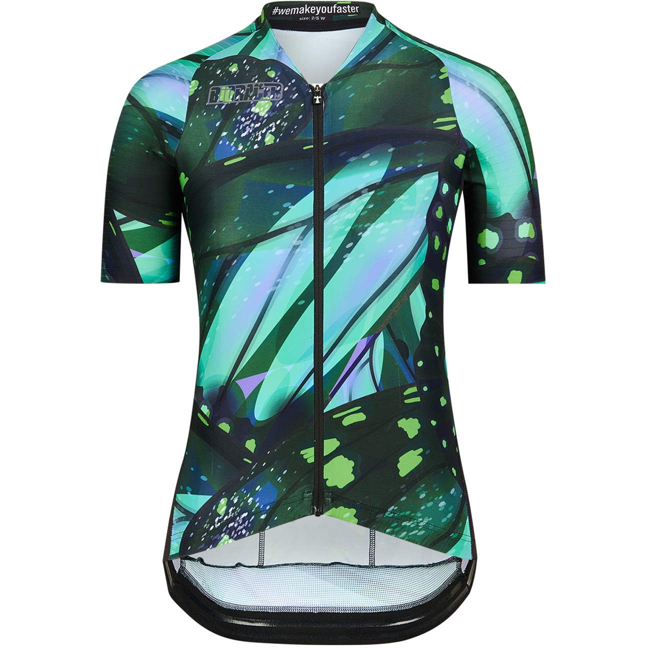 Picture of Bioracer Icon Shortsleeve Jersey Women - Papillon - moss green