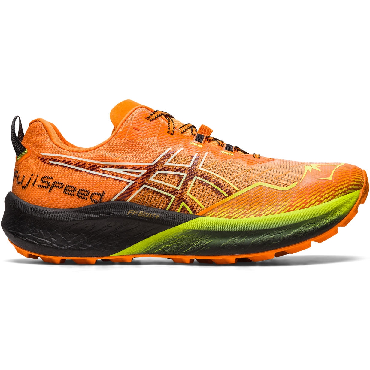 Picture of asics Fujispeed 2 Trail Running Shoes men - bright orange/antique red