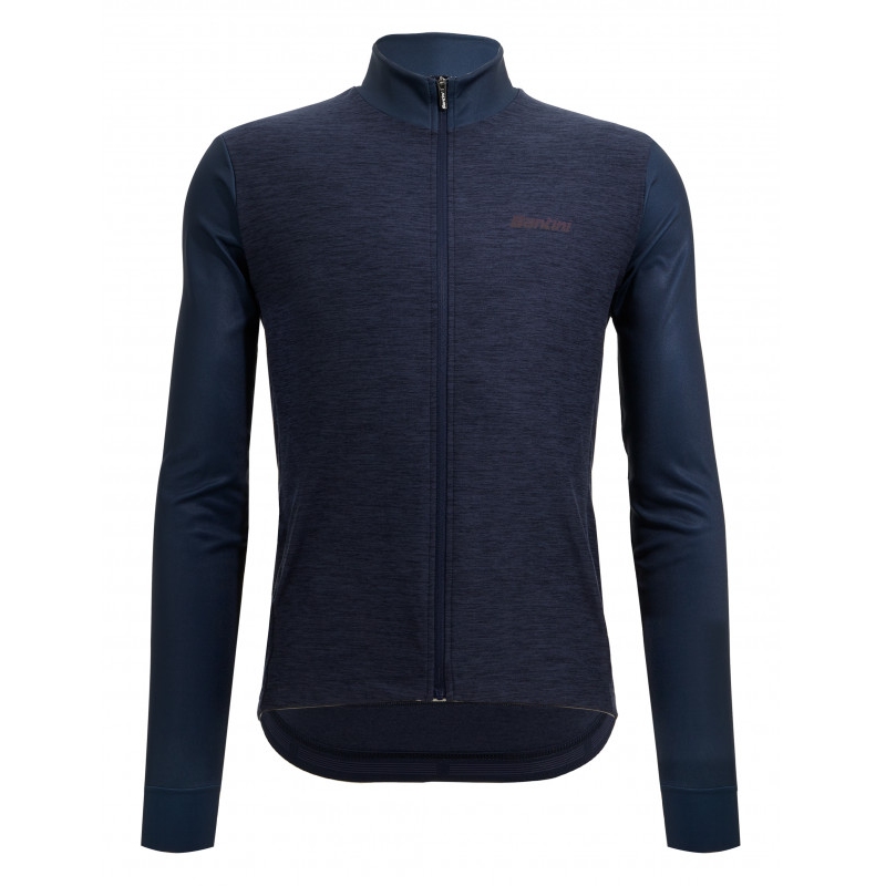 Picture of Santini Colore Puro Jersey 3W216075RCOLORPURO - blu nautica NT