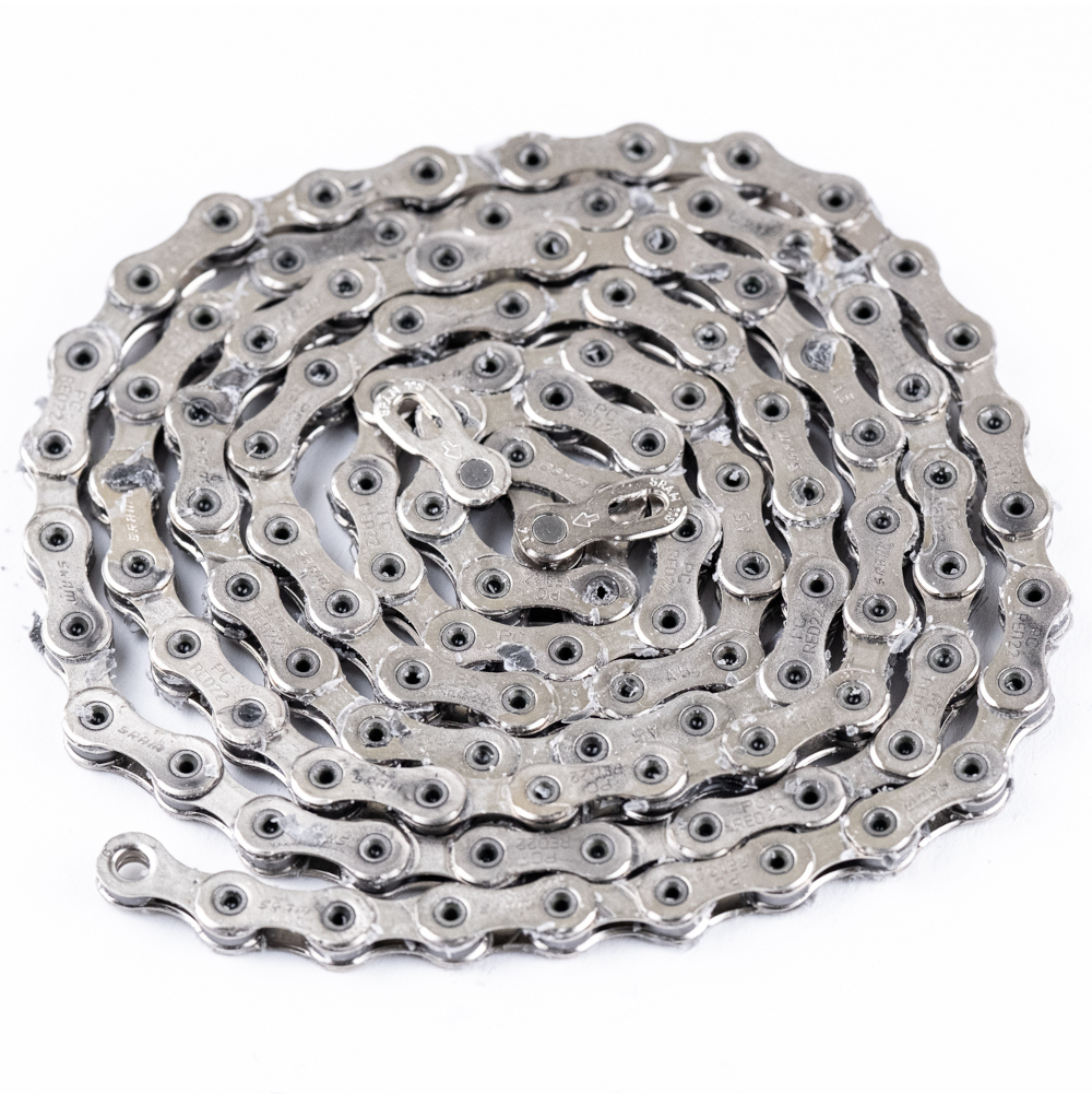 Chaîne Sram Rival PowerLock E1 Flattop 12/13V Argent