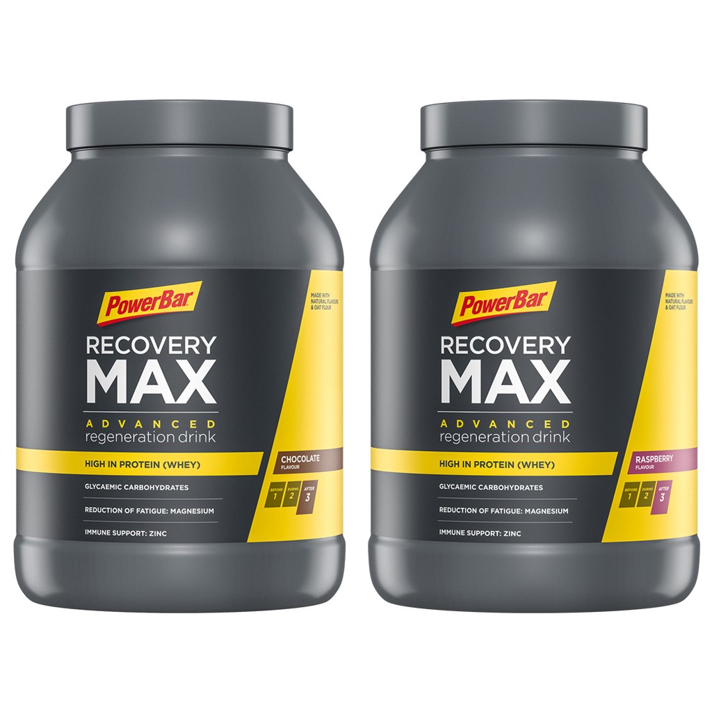 Productfoto van Powerbar Recovery Max - Carbohydrate Protein Beverage Powder - 1144g