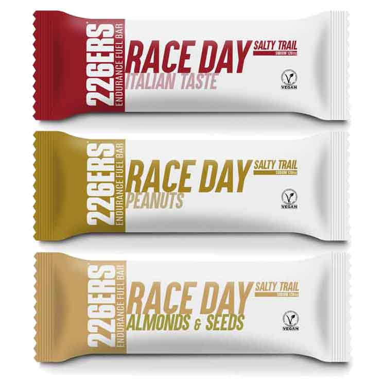 Produktbild von 226ERS Race Day Salty Trail - Kohlenhydrat-Riegel - 30x40g