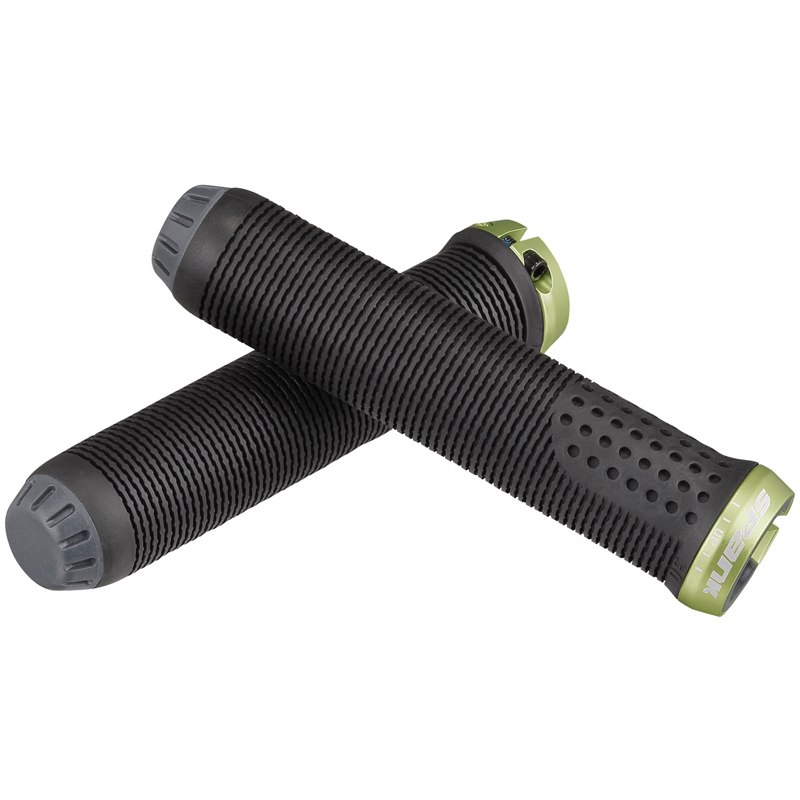 Productfoto van Spank Spike Grip 33 Lock On Grips - black/green