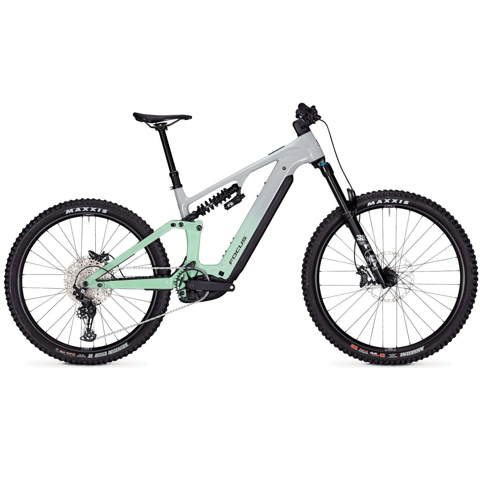 Photo produit de FOCUS VTT Électrique 29&quot;/27.5&quot; 800Wh - SAM² 6.8 - 2025 - Lightgrey / Macha