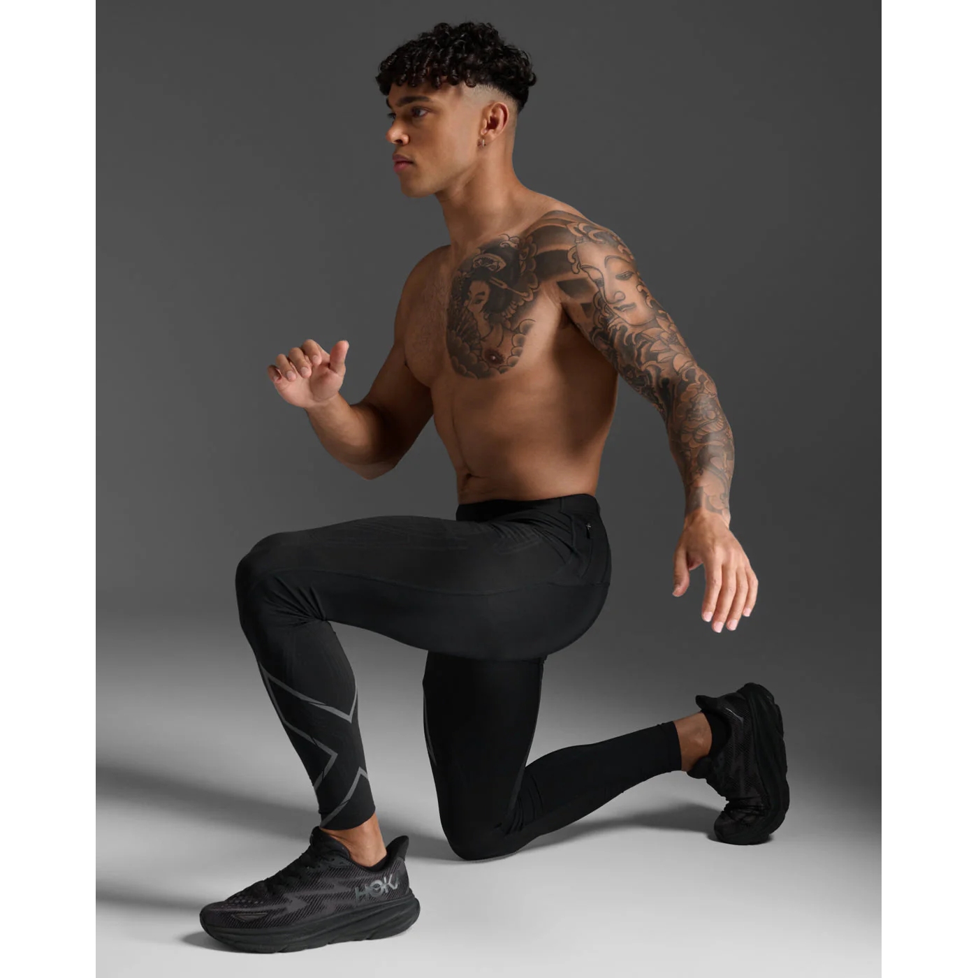 2XU Elite MCS Run Compression Tights Men - black/black