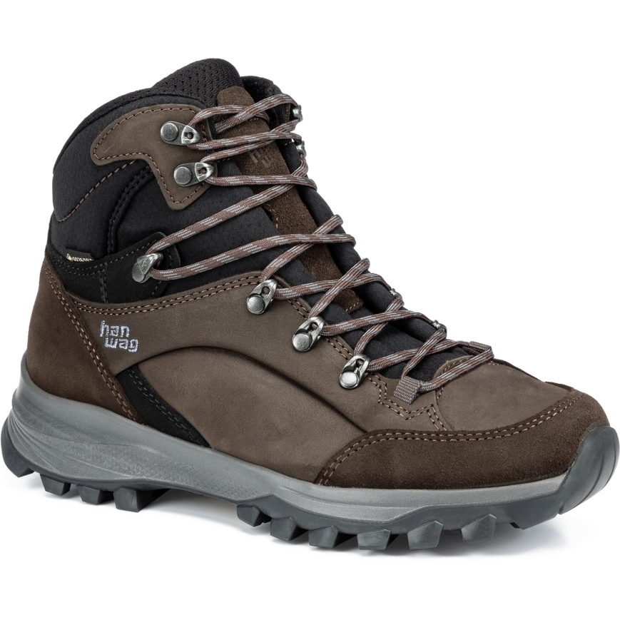 Picture of Hanwag Banks GTX Hiking Shoes Women - Mocca/Black