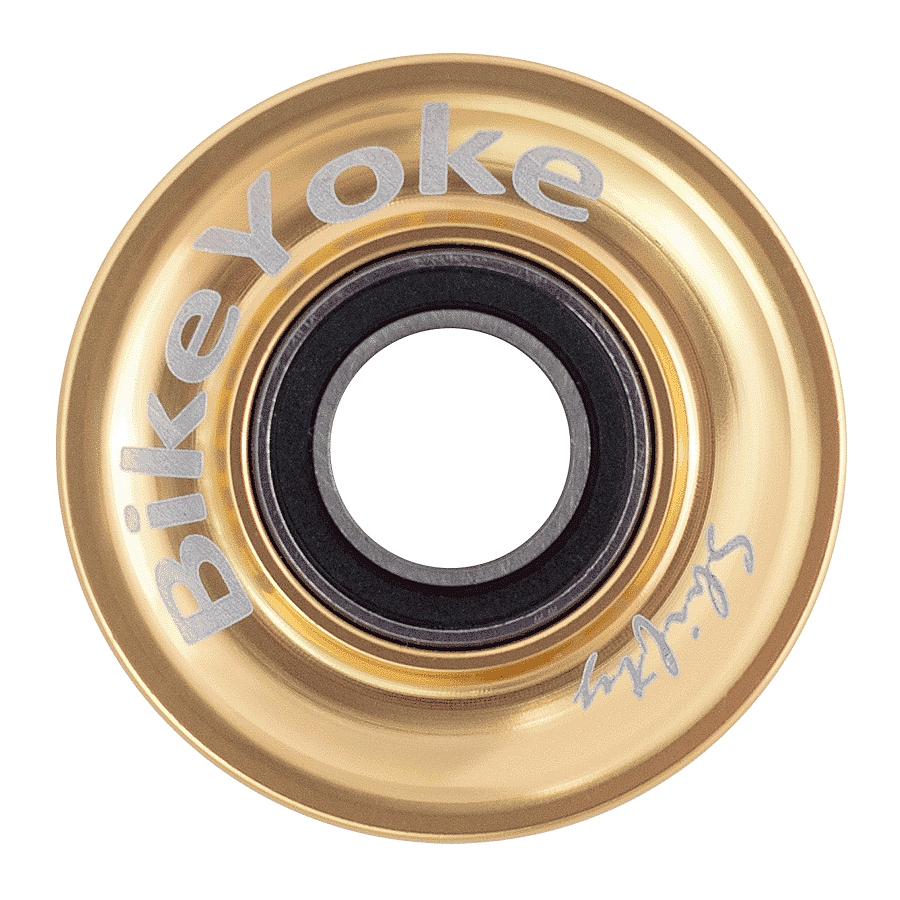 BikeYoke SHIFTY V2 - Направляющая троса переключения передач / тросовый шкив для задних переключателей SRAM 1x11 / 1x12 - полированное золото