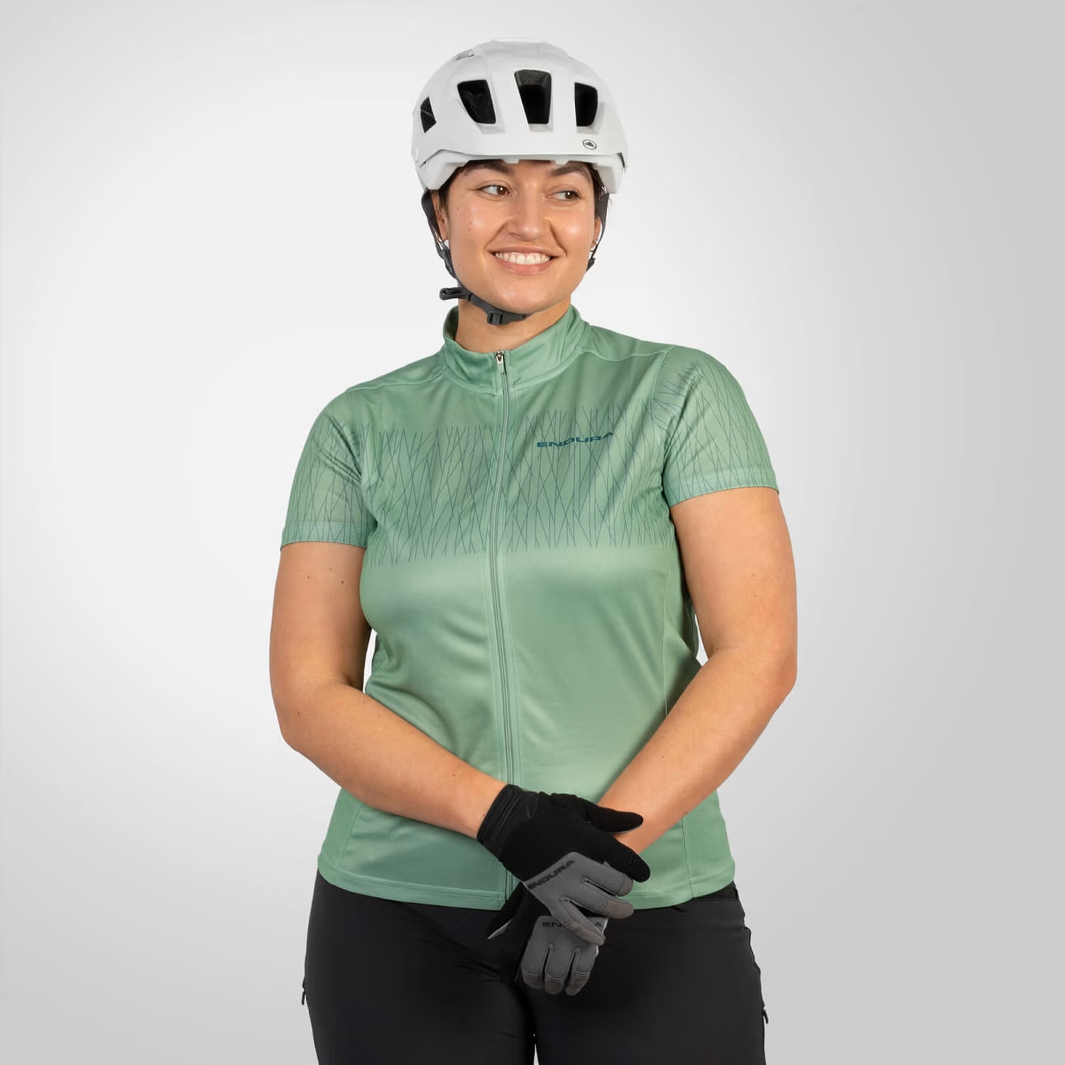 Maglia Tecnica Donna ENDURA Hummvee - Manica Corta, Poliestere Riciclato, Con Tasche