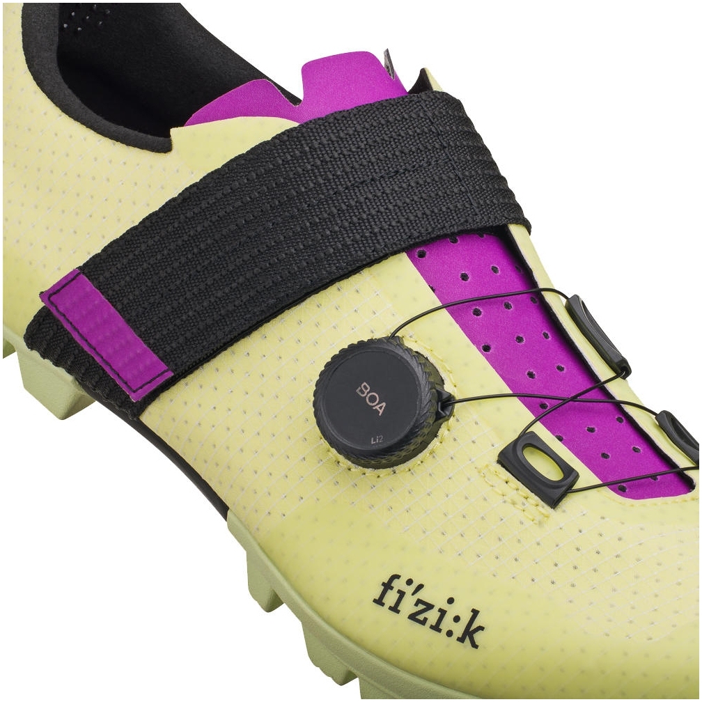 Fizik Vento Ferox Carbon MTB Shoes Unisex - lime/purple | BIKE24