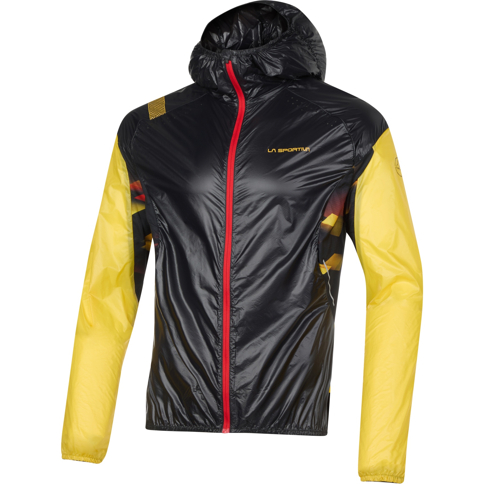 Picture of La Sportiva Blizzard Windbreaker Jacket Men - Black/Yellow