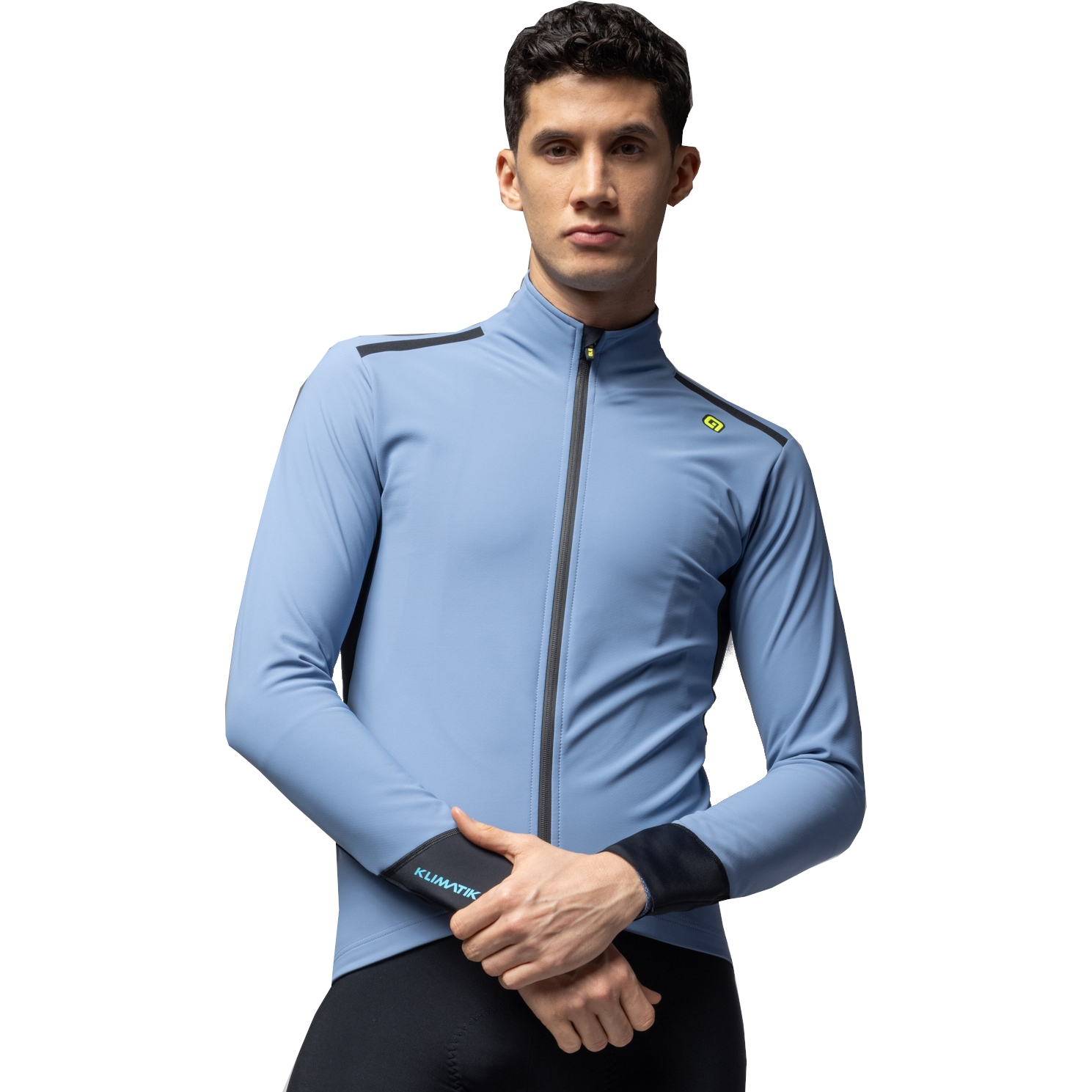 Мужская велосипедная куртка Alé KLIMATIK K-Tornado - темно-синий