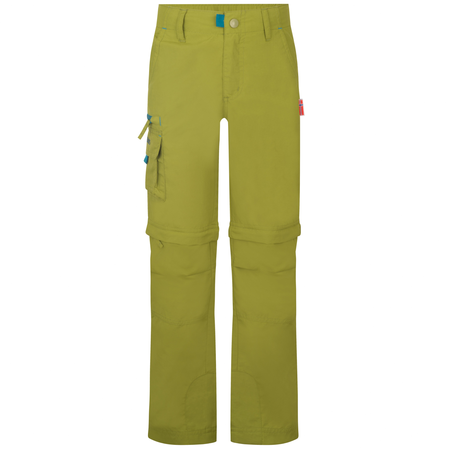 Zdjęcie: Trollkids Oppland Slim Fit Zip-Off Pants Kids - Pear Green/Lagoon Green