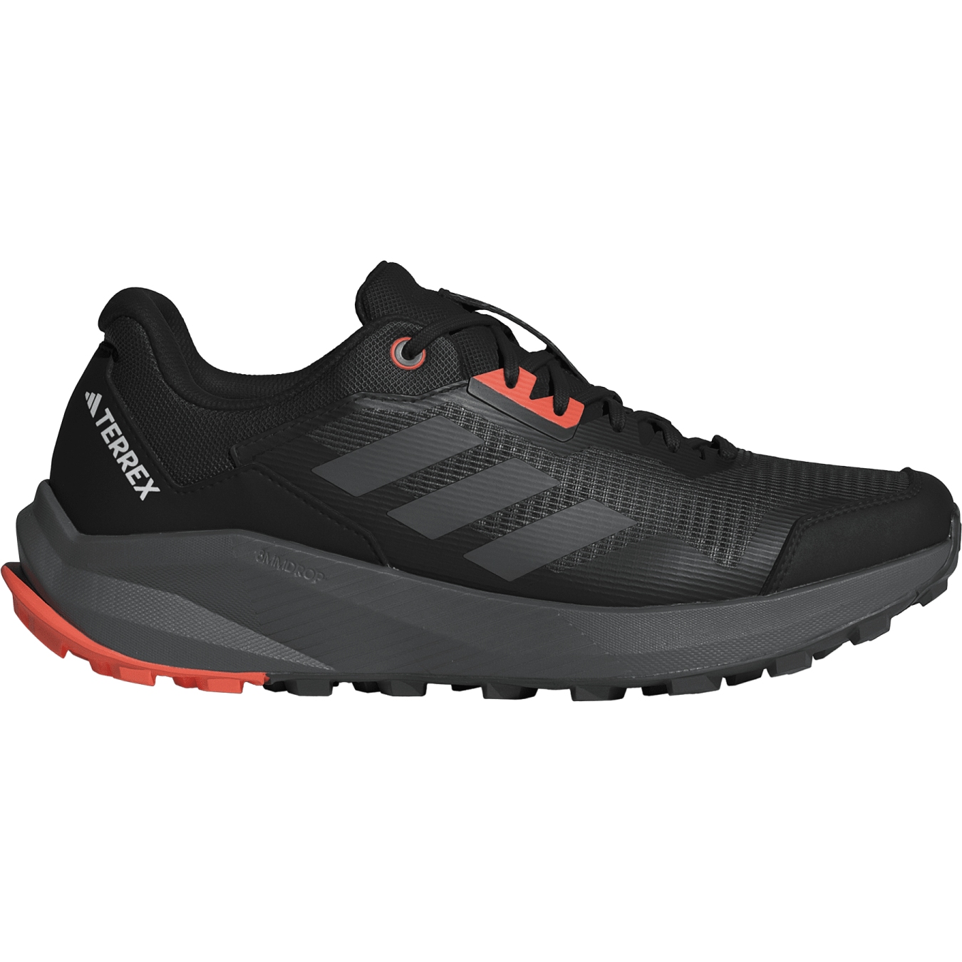 Produktbild von adidas TERREX Trailrider Trailrunning-Schuhe Herren - grey six/grey four/impact orange IF0385