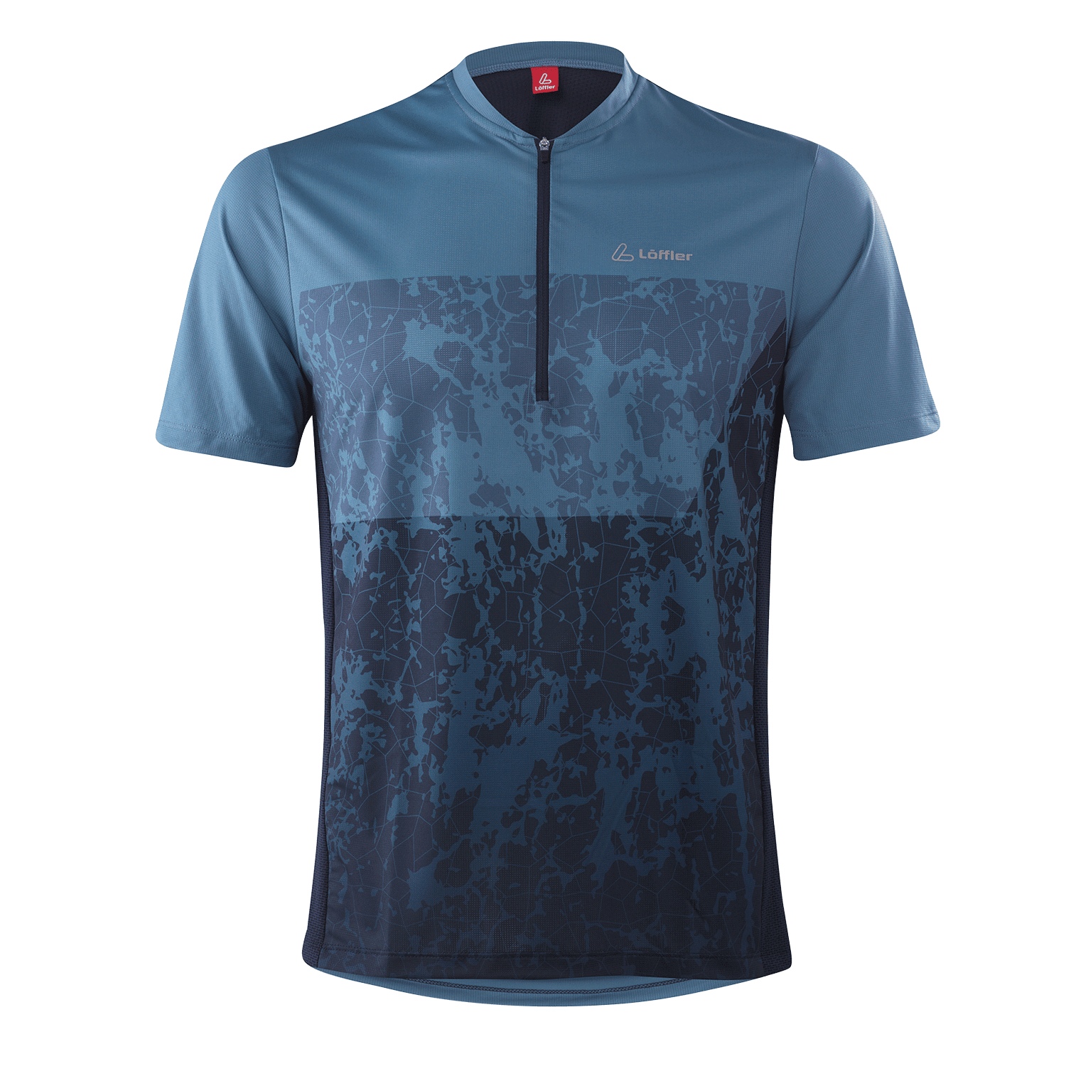 Picture of Löffler Shady Half Zip Bike Shirt Men - enzian 461