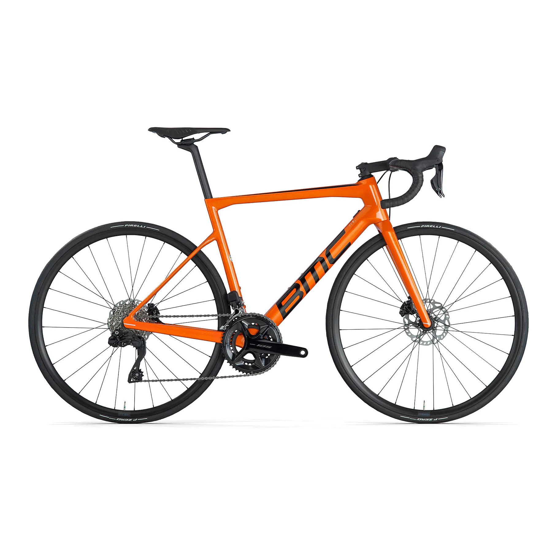 Photo produit de BMC Vélo Route Carbone - TEAMMACHINE SLR FOUR - 2024 - sparkling orange / black