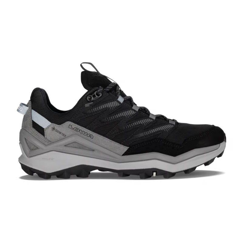 Produktbild von LOWA Maddox Pro GTX Lo W Wanderschuhe Damen - schwarz/grau | breit