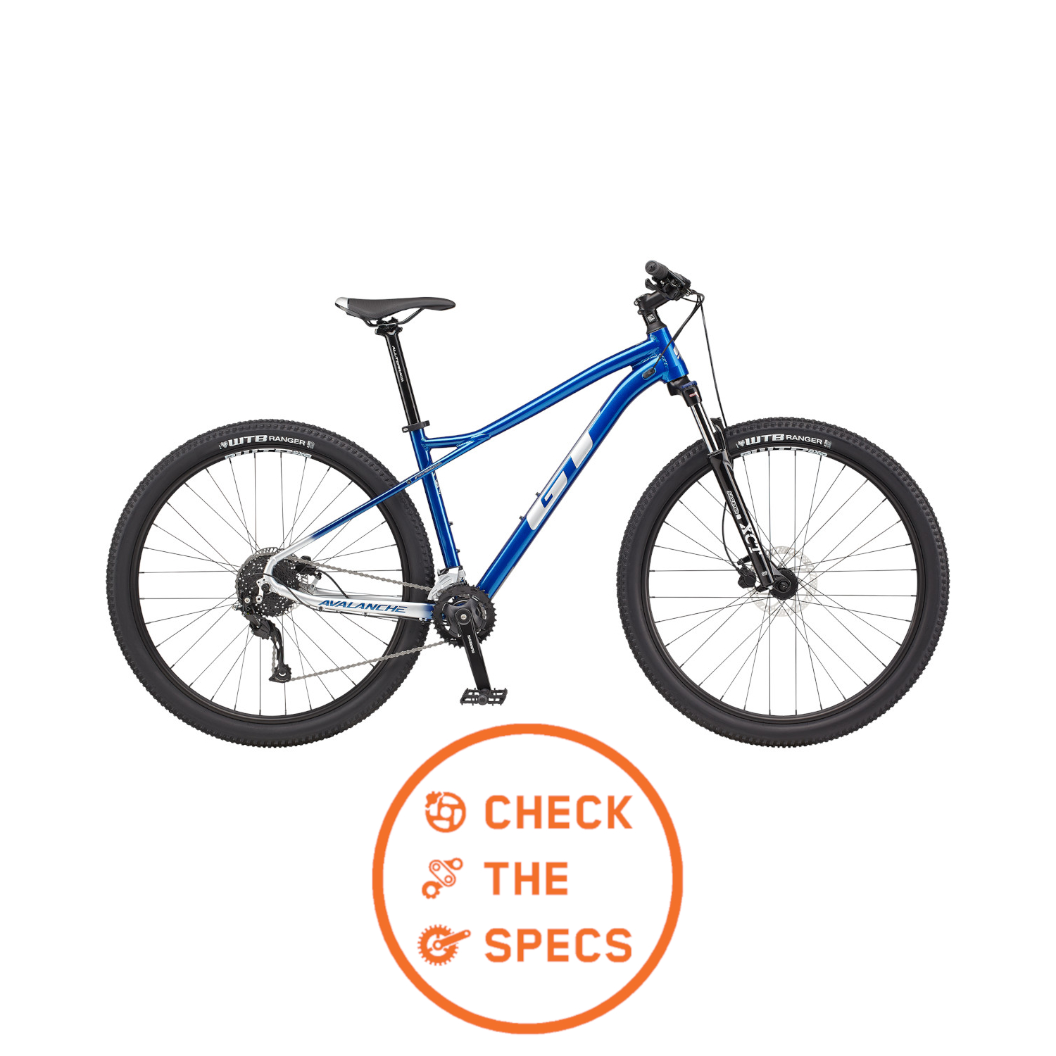 Productfoto van GT Bicycles AVALANCHE SPORT - 29&quot; Mountain Bike - 2022 - team blue / silver fade A01