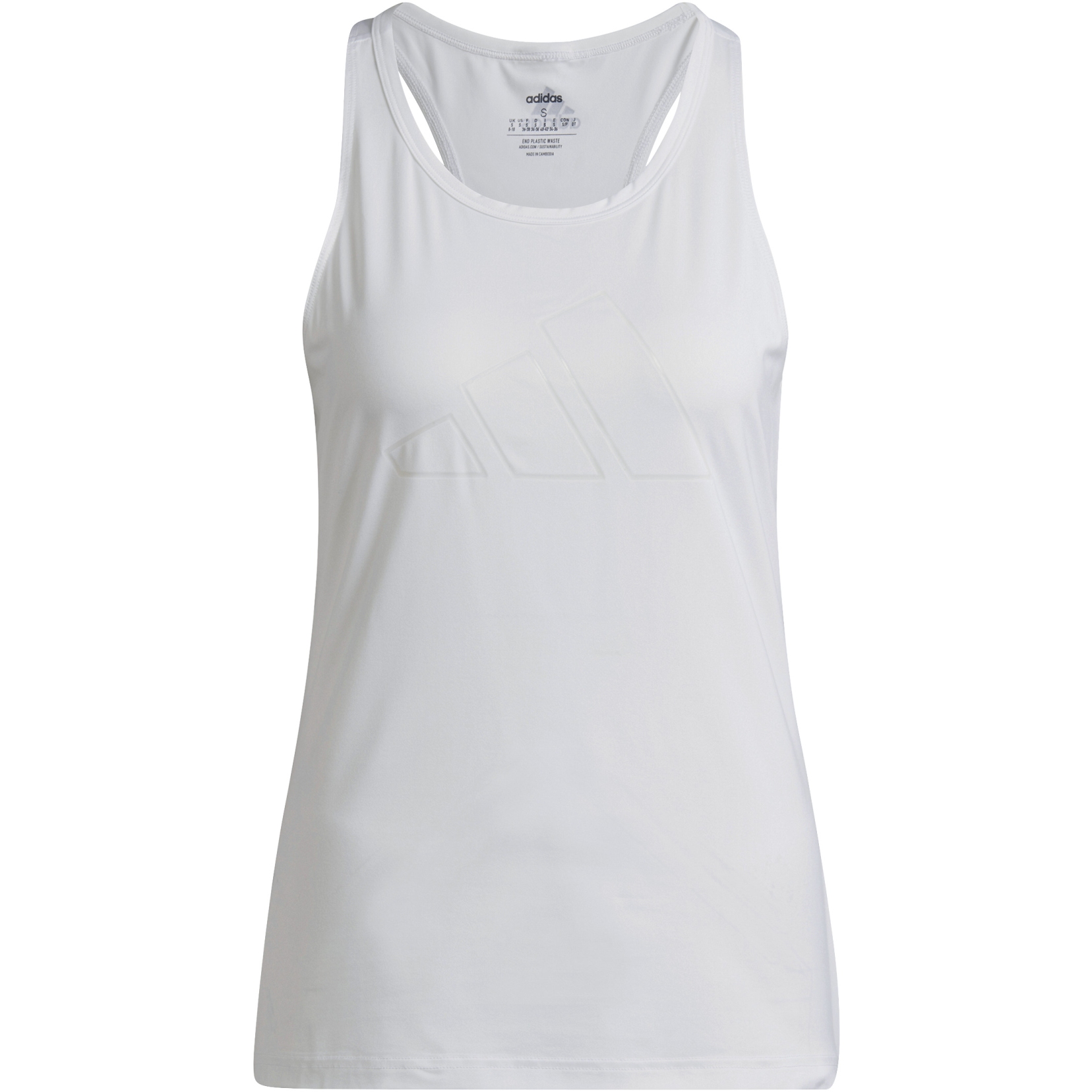 Camiseta tirantes adidas mujer Hiit blanca